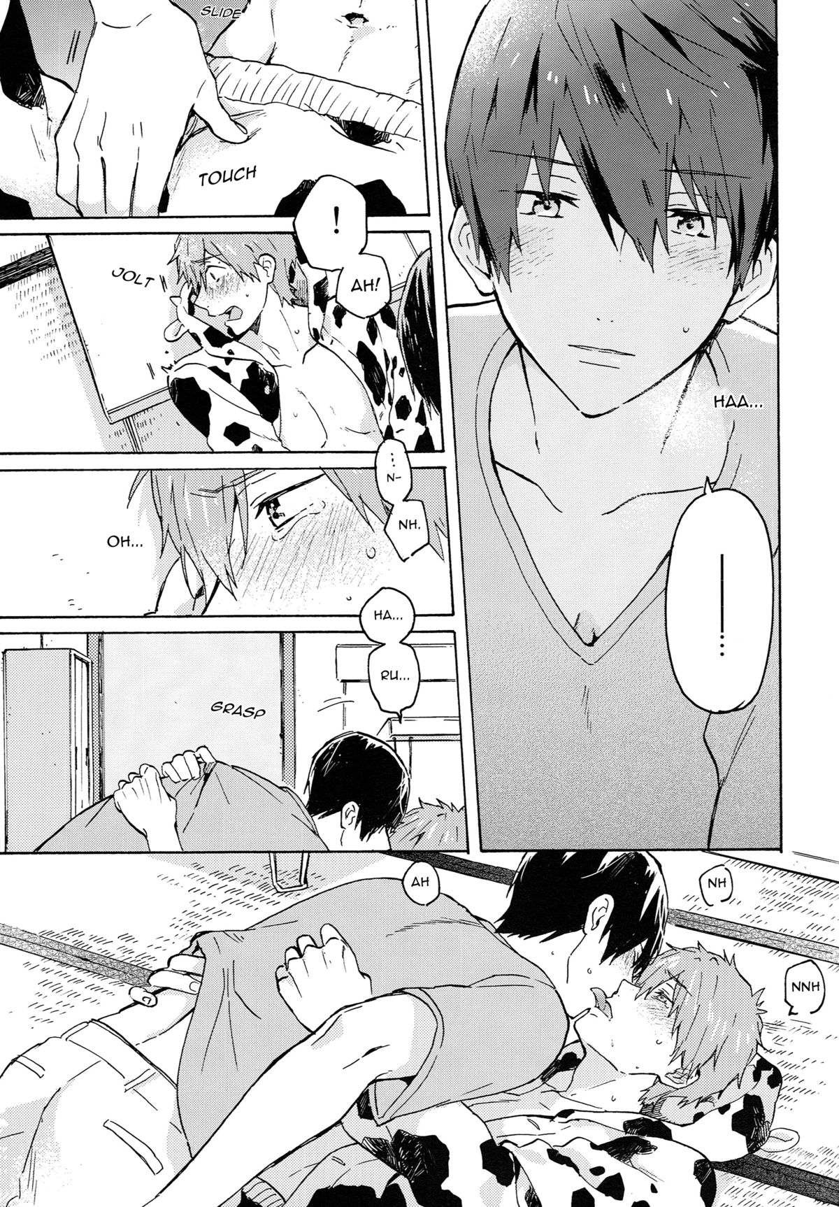 (恋愛シャチュエーション4) [Pesce Rosso (ずっき)] 七瀬くんの探究心 (Free!) [英訳]