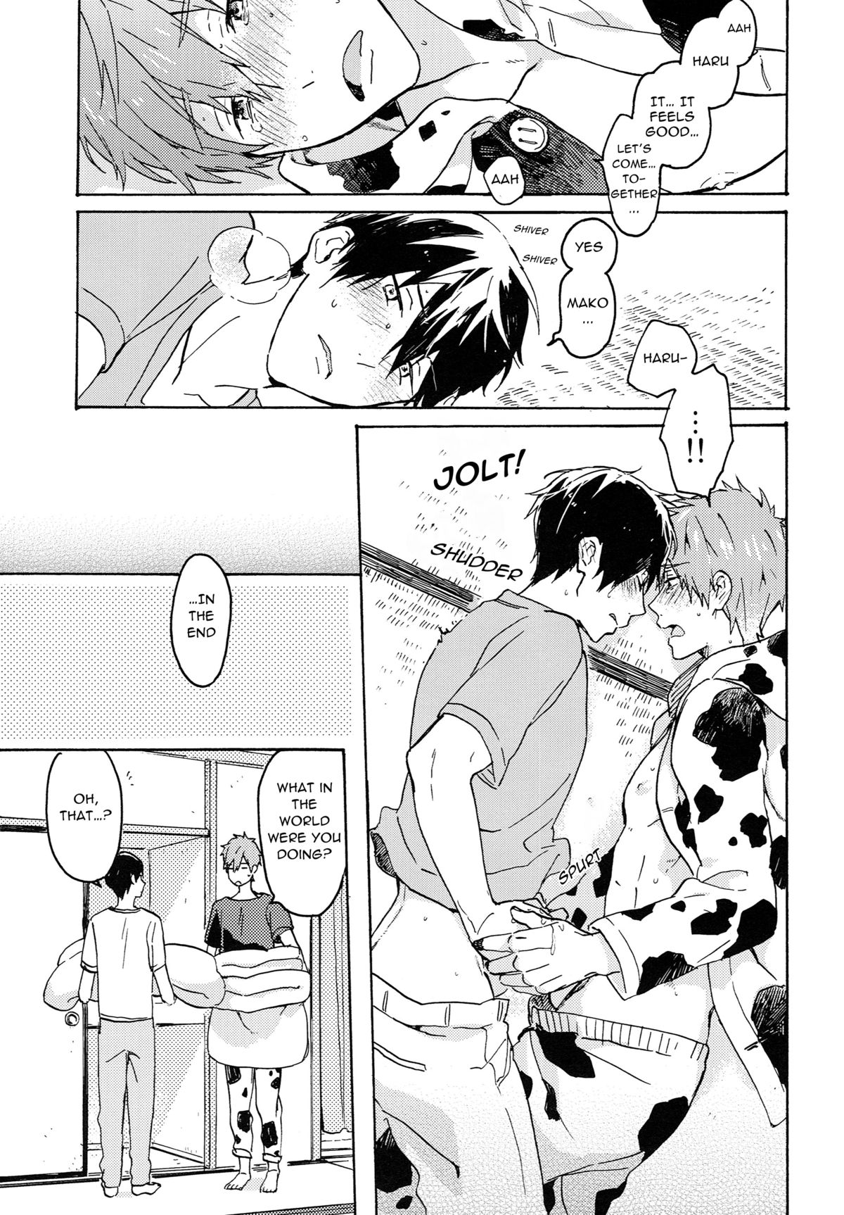 (恋愛シャチュエーション4) [Pesce Rosso (ずっき)] 七瀬くんの探究心 (Free!) [英訳]