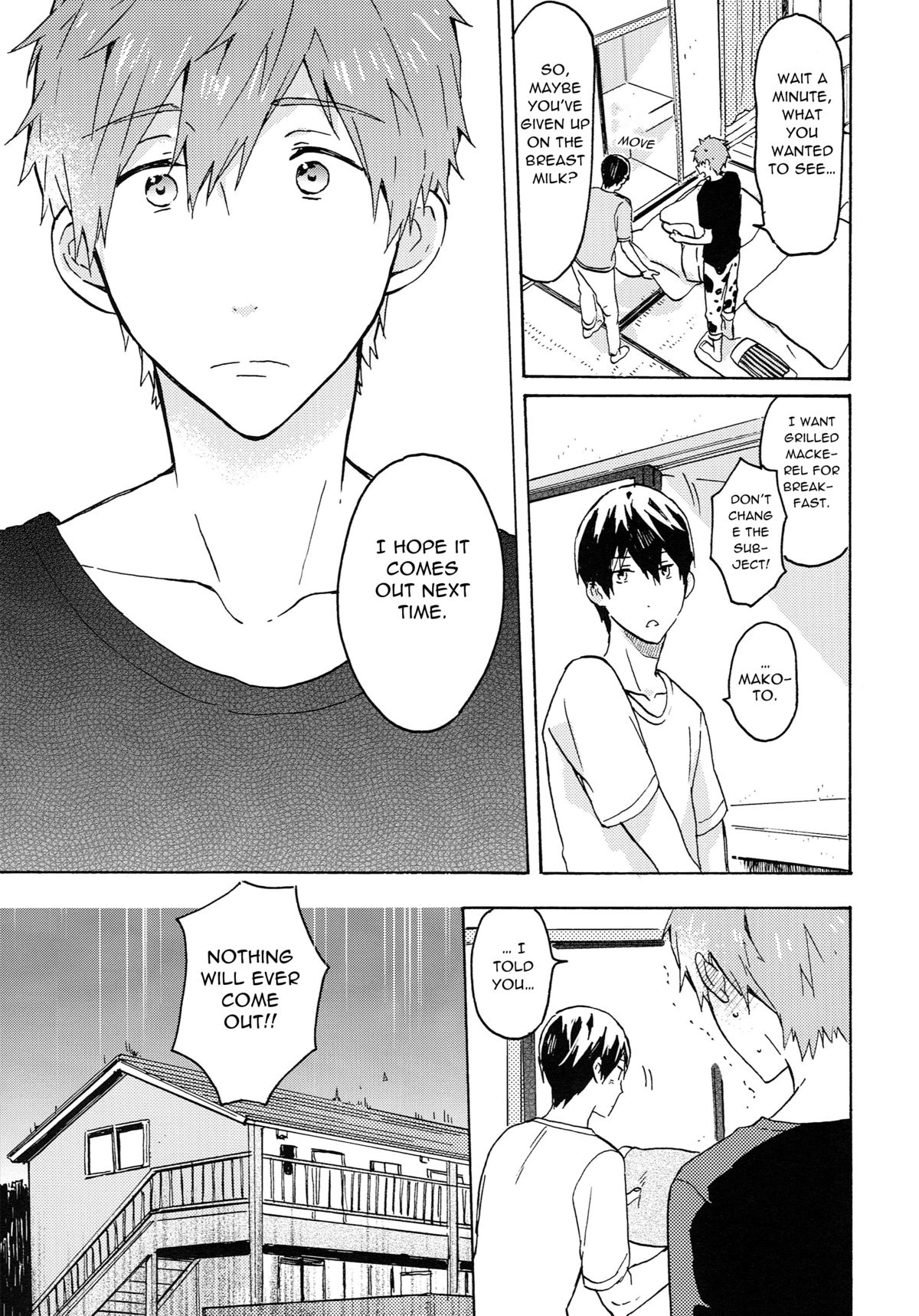 (恋愛シャチュエーション4) [Pesce Rosso (ずっき)] 七瀬くんの探究心 (Free!) [英訳]