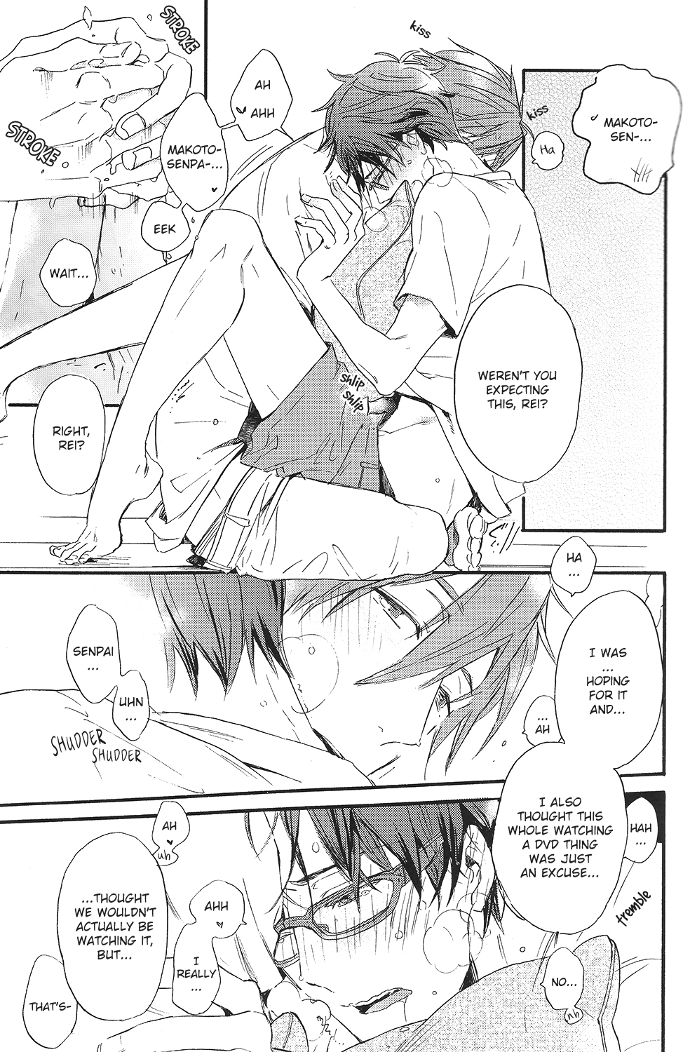 (SPARK8) [チャオ、ベイビー (三池)] Horror Movie Night!! (Free!) [英訳]