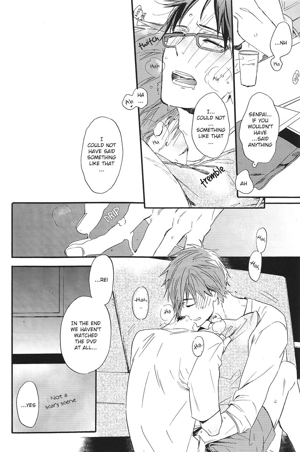 (SPARK8) [チャオ、ベイビー (三池)] Horror Movie Night!! (Free!) [英訳]