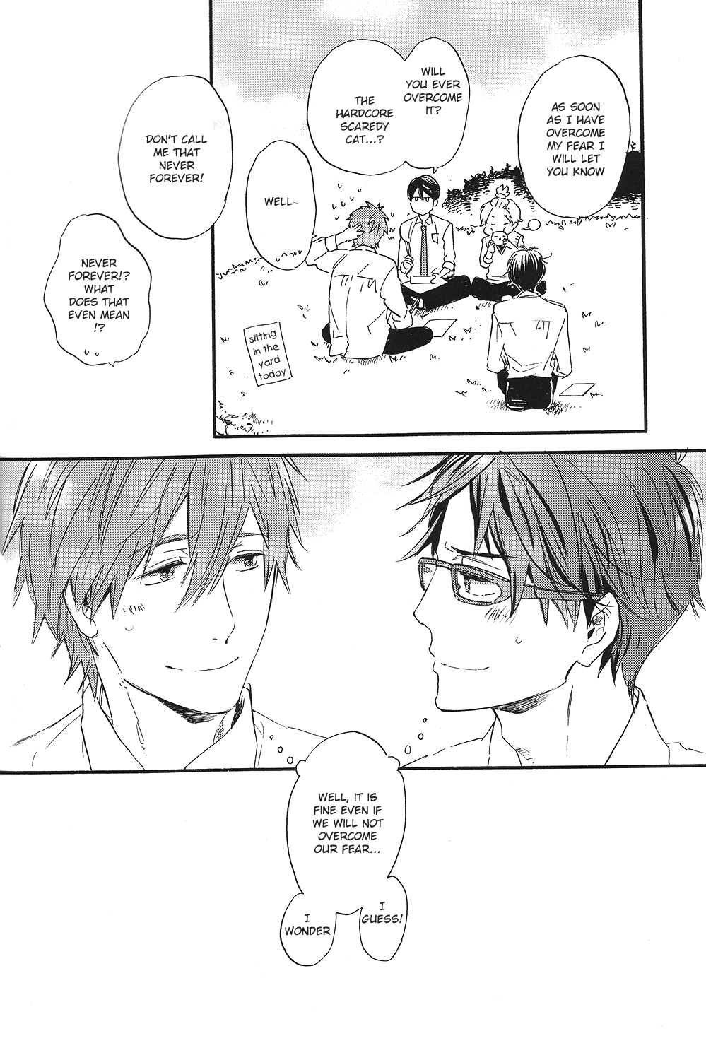 (SPARK8) [チャオ、ベイビー (三池)] Horror Movie Night!! (Free!) [英訳]