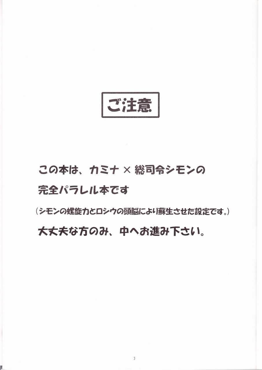 (C73) [ヘッポコドリル (そぐに真菜)] KamiSimo 05 (天元突破グレンラガン)