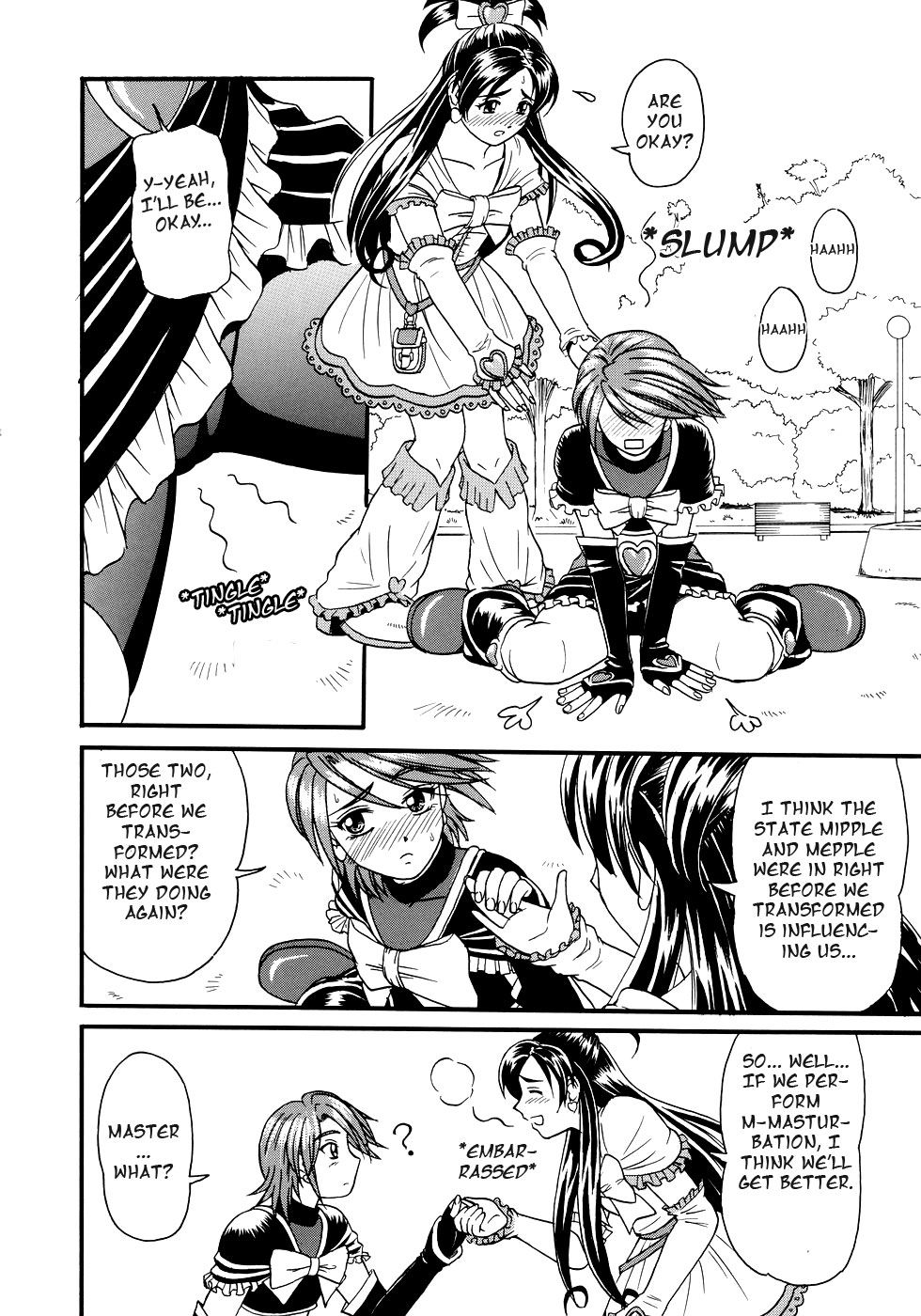 (C66) [T-Press (ToWeR)] ふたりでキュアキュア!! (ふたりはプリキュア) [英訳]