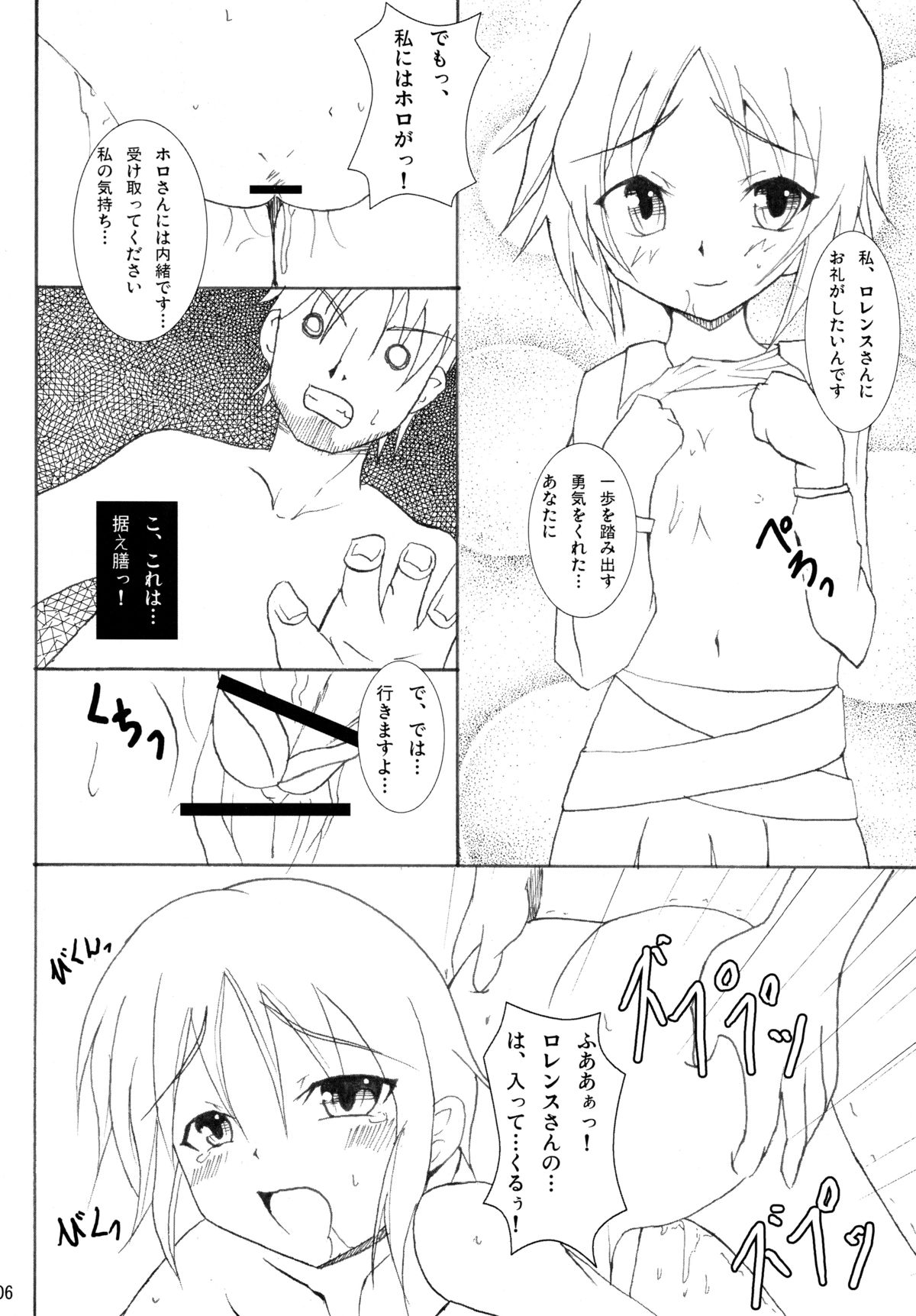 (COMIC1☆2) [高機動少女 (藤崎空)] Naked Spice (狼と香辛料)
