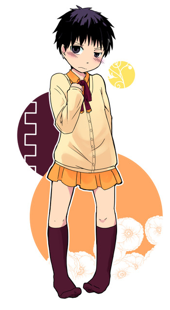 [夜光曲 (飯浜ダカ)] 黒髪ショタ 16 女装 (スイート)