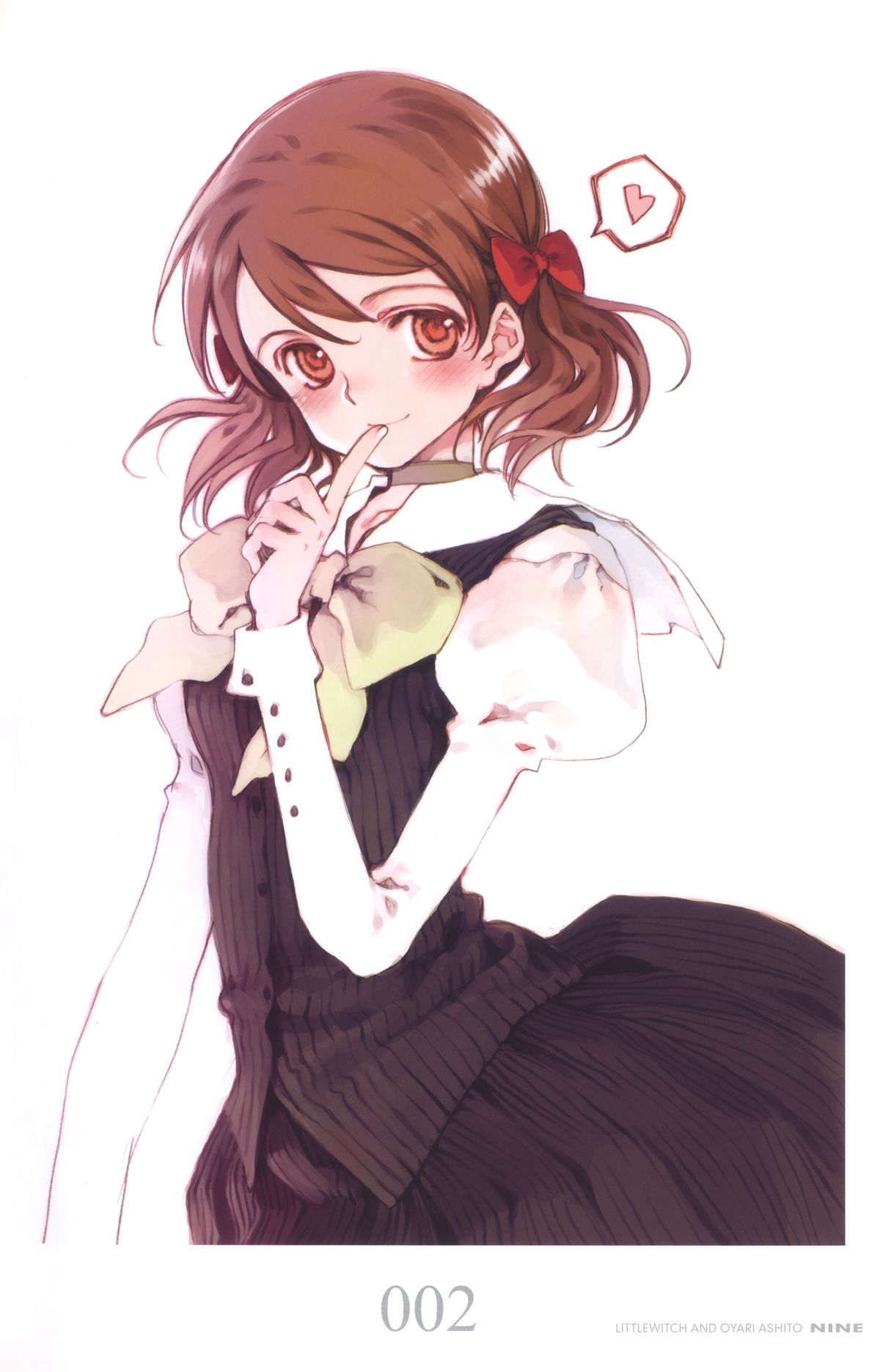 【リトルウィッチ（大槍葵）】ART GALLERY 9 NINEパンフレット