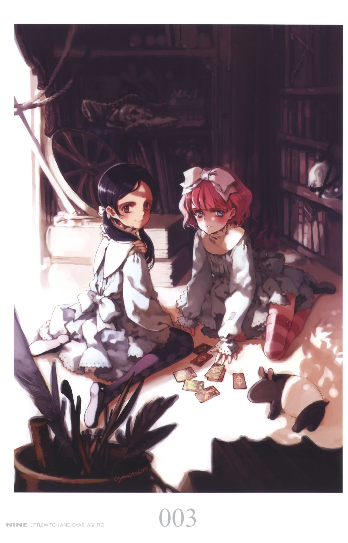 【リトルウィッチ（大槍葵）】ART GALLERY 9 NINEパンフレット