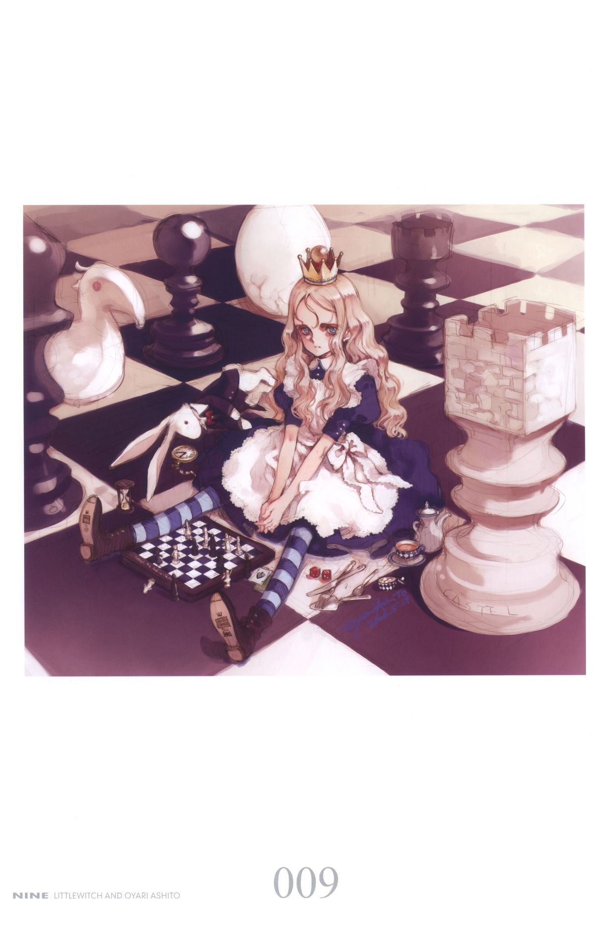 【リトルウィッチ（大槍葵）】ART GALLERY 9 NINEパンフレット