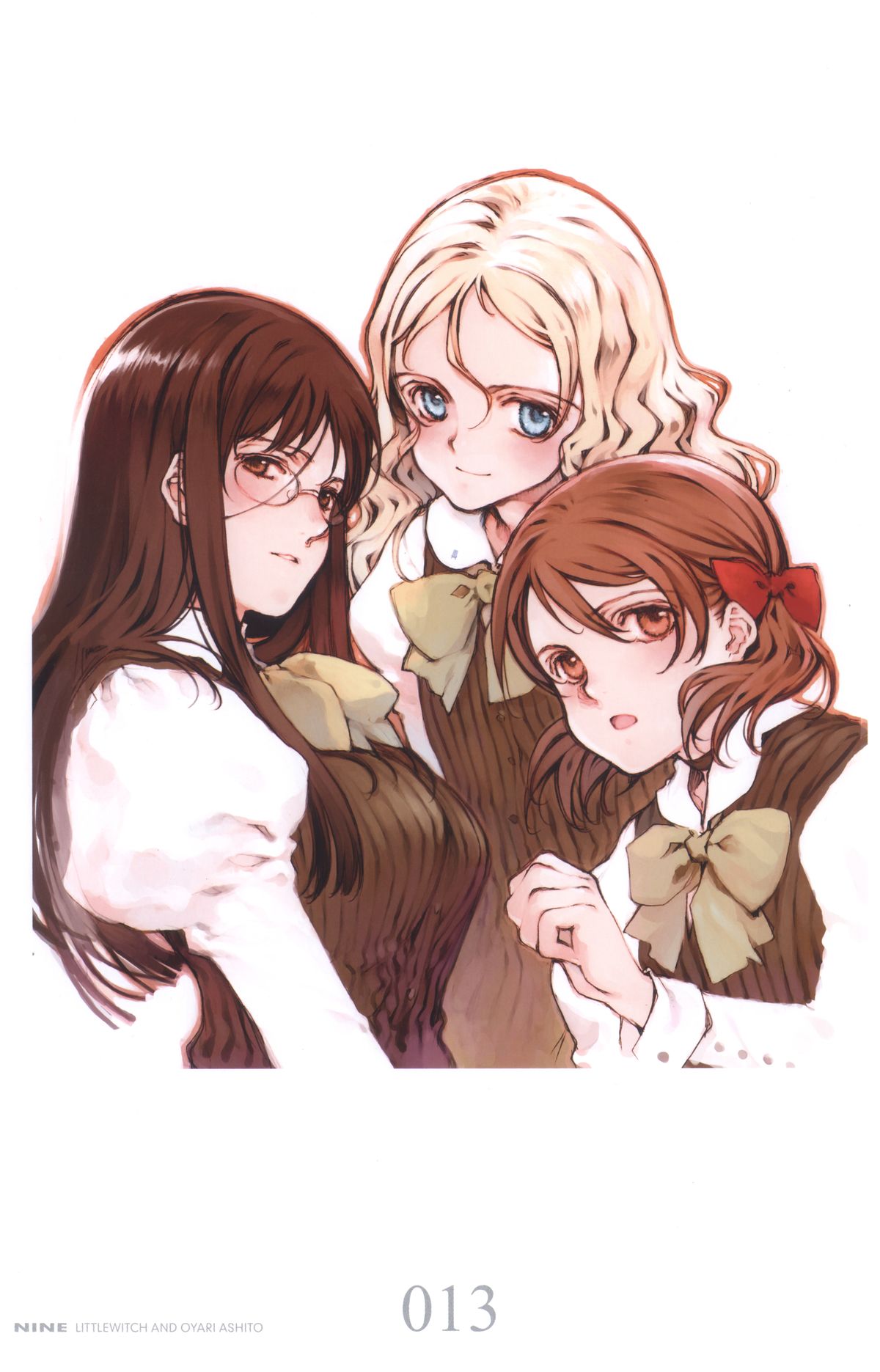 【リトルウィッチ（大槍葵）】ART GALLERY 9 NINEパンフレット