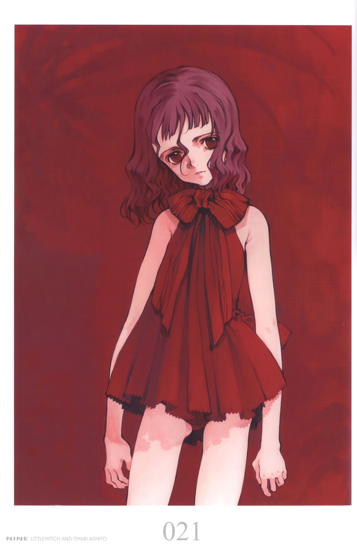 【リトルウィッチ（大槍葵）】ART GALLERY 9 NINEパンフレット