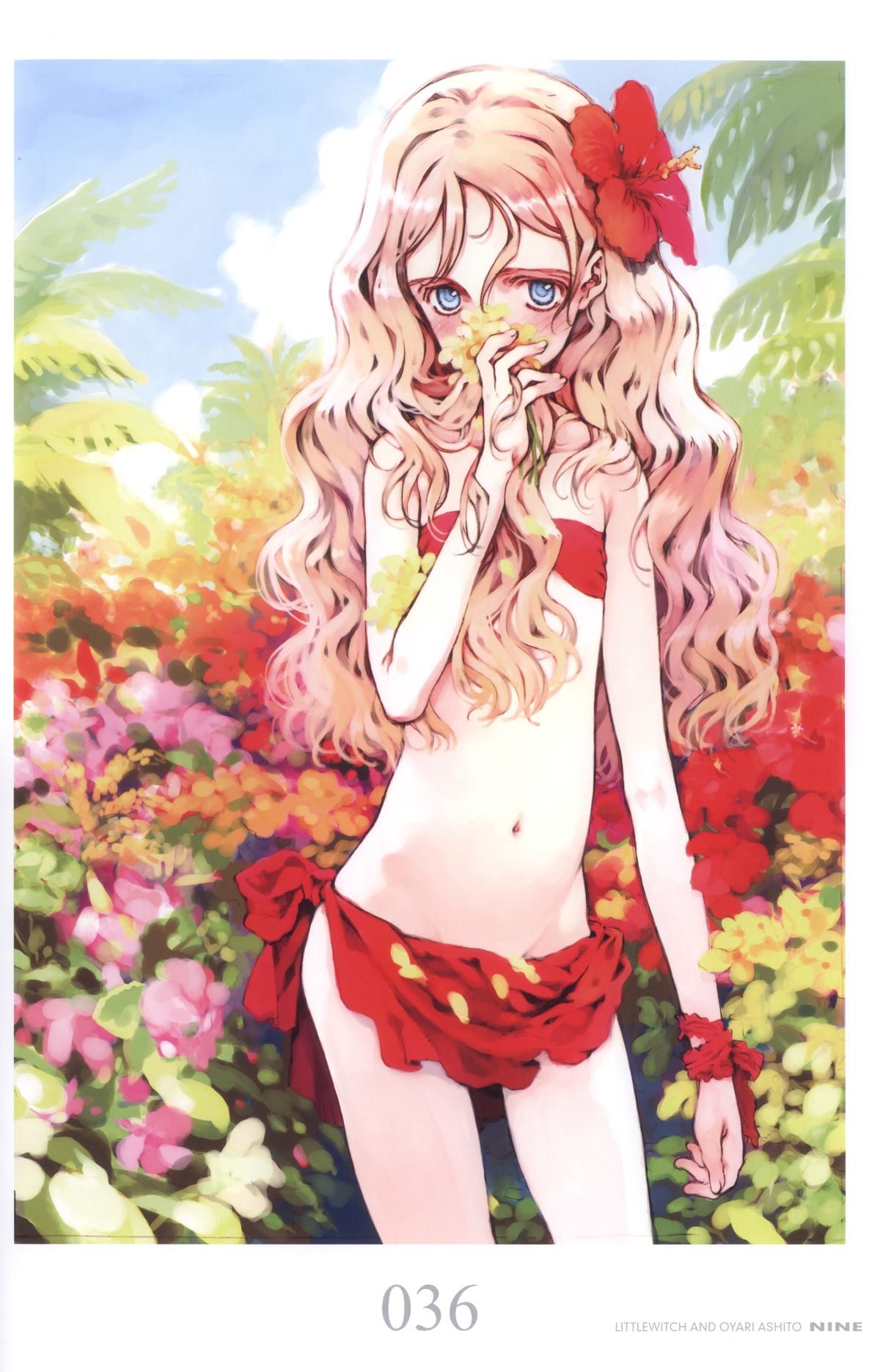 【リトルウィッチ（大槍葵）】ART GALLERY 9 NINEパンフレット