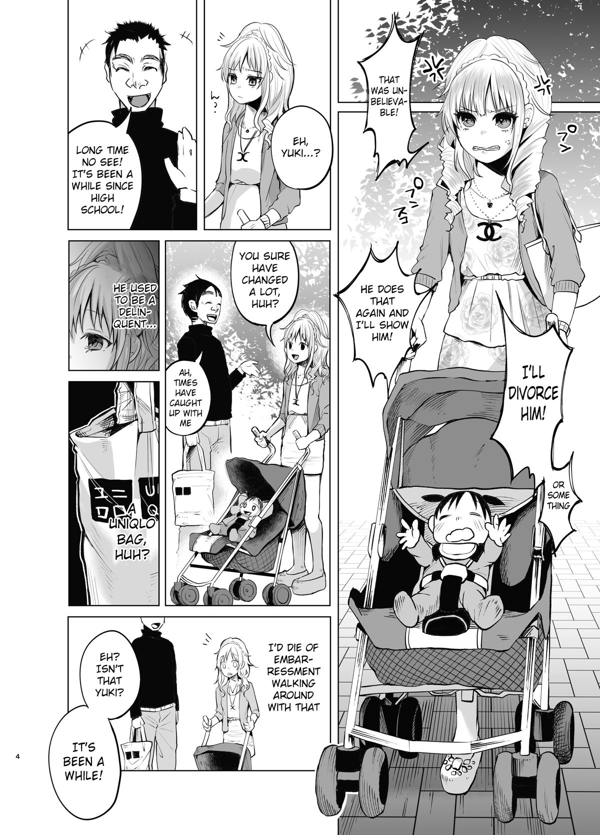 [知るかバカうどん] 玉の輿を狙う元キャバ嬢がシャブ漬けされて子供の前でキメセクする話 [英訳]