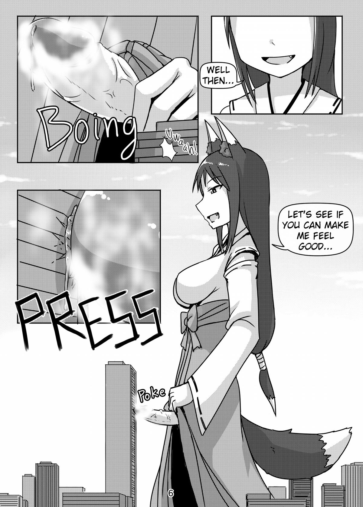 [おちこにうむ (寺田落子)] 巨狐の退屈 [英訳] [DL版]