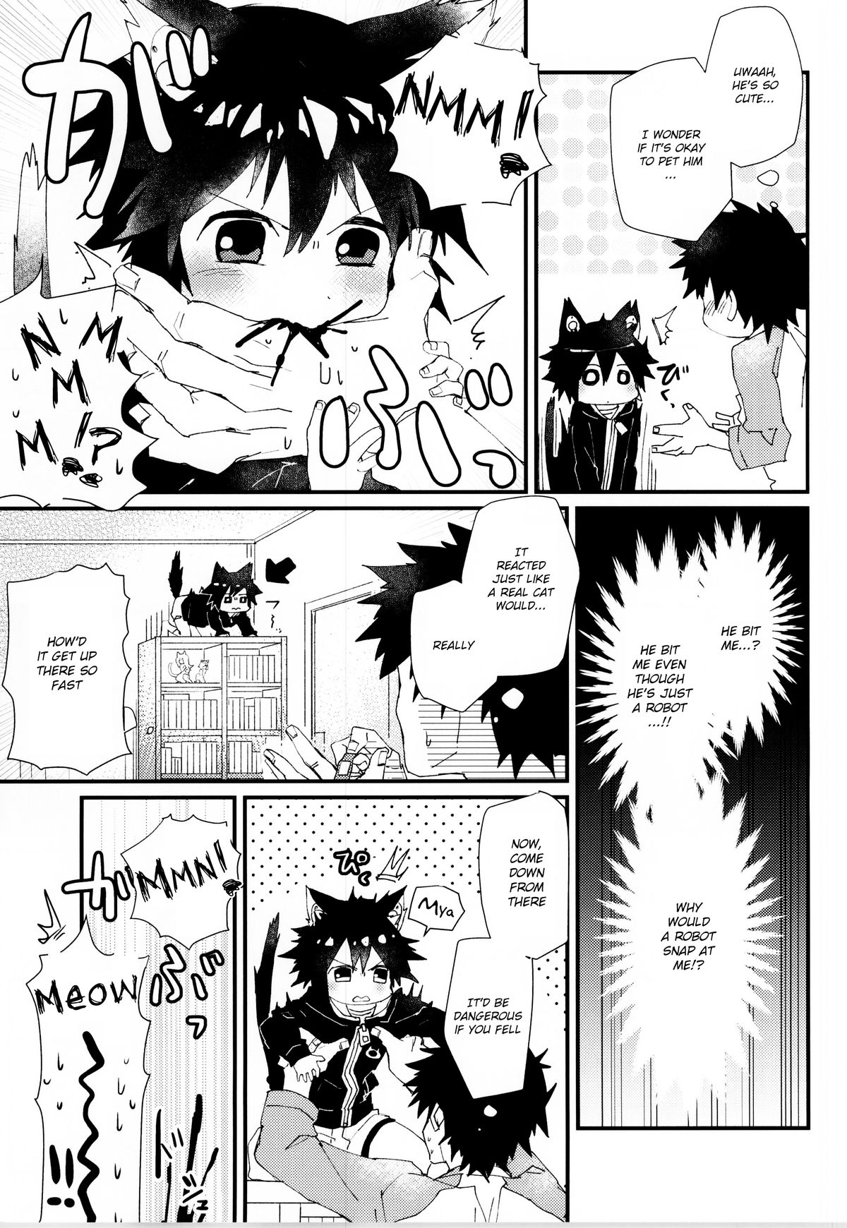 (コミティア112) [にこむとこ (なべんこ)] ロボねこのしつけ方 [英訳]