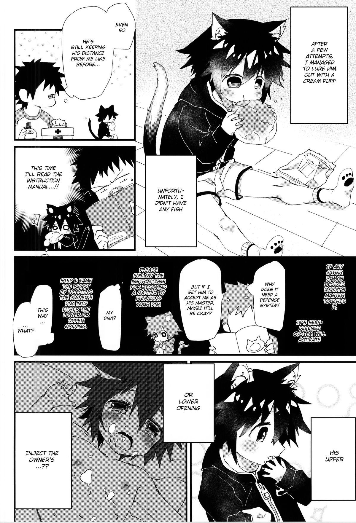 (コミティア112) [にこむとこ (なべんこ)] ロボねこのしつけ方 [英訳]