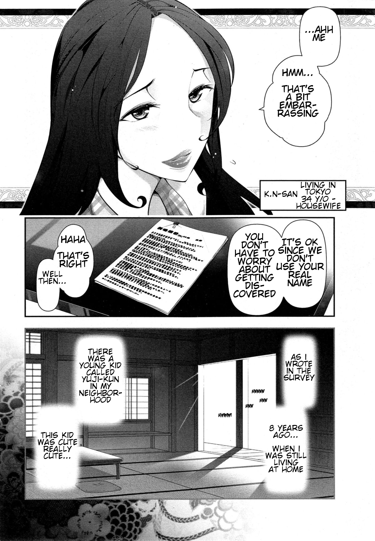 [大見武士] 世にもHな都市伝説L (レディース) Ladies 01 K.Nさん (34歳) の場合 (メンズゴールド 2014年11月号) [英訳]