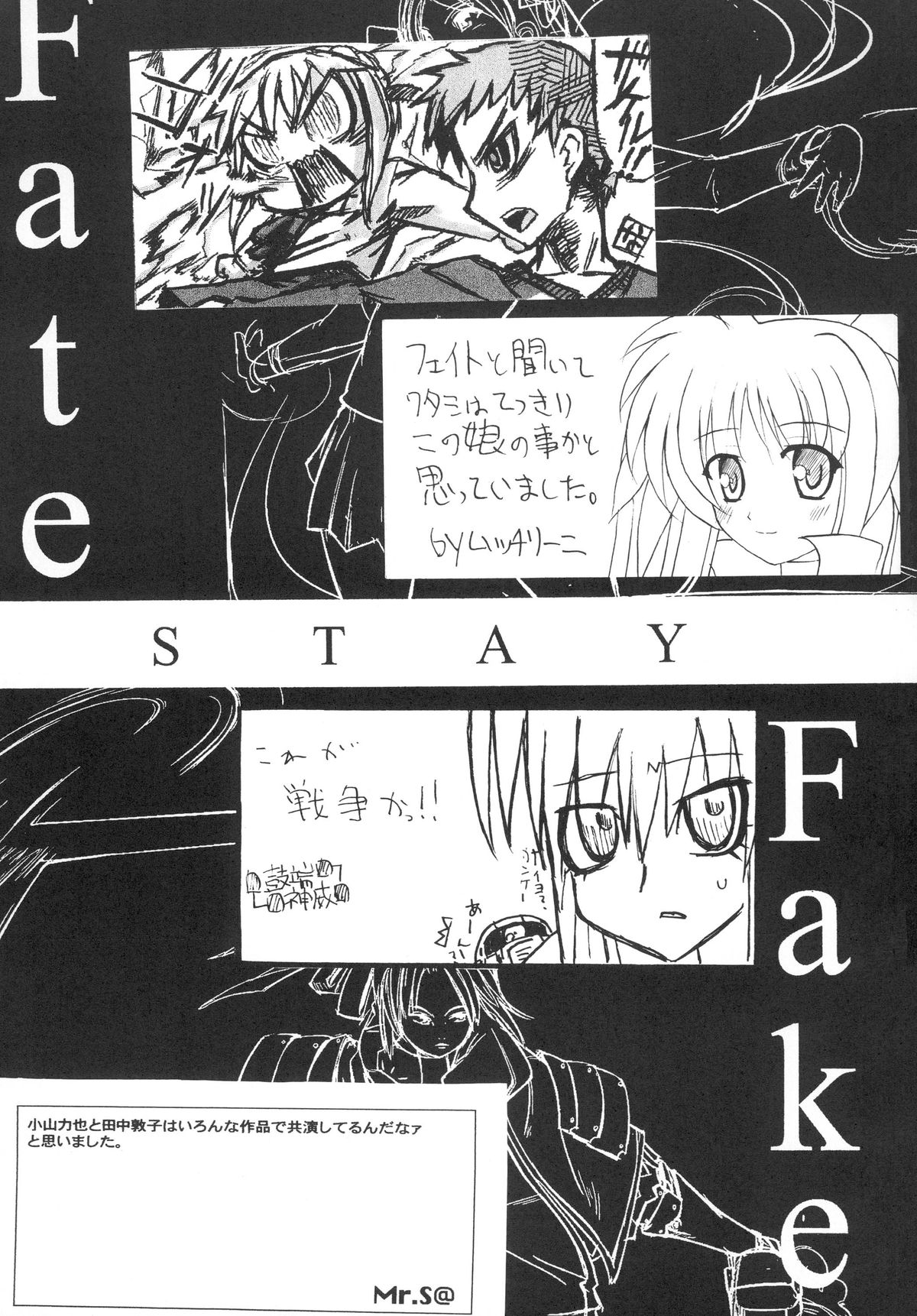 [でらしょぼ会 (よろず)] FATE STAY FAKE (Fate/stay night) [DL版]