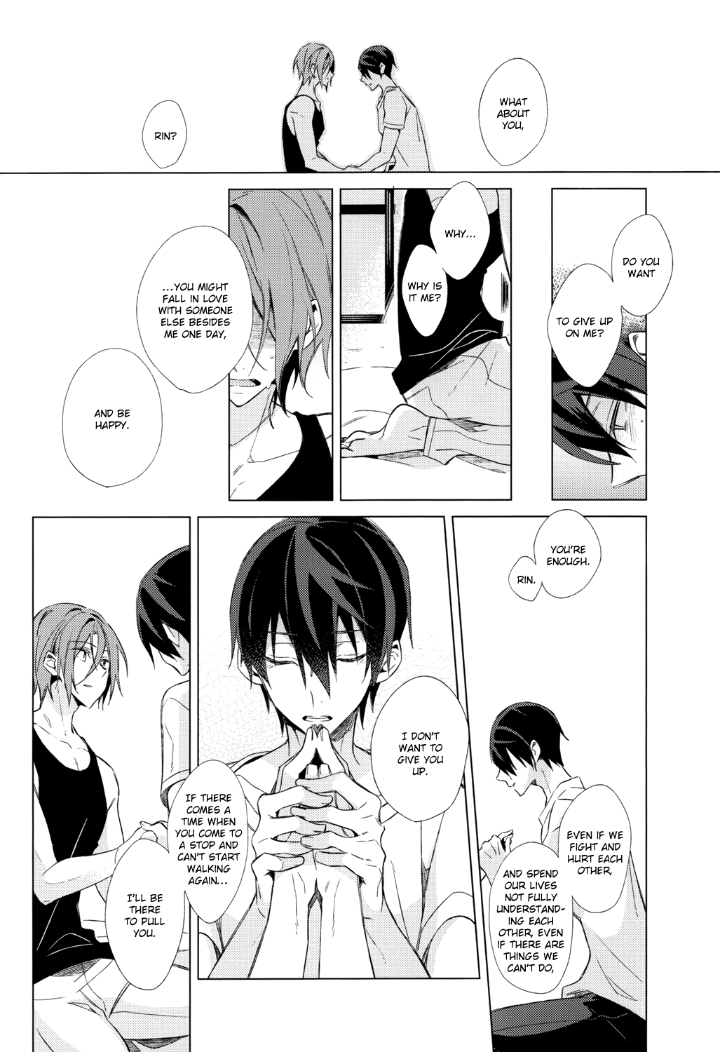 (C86) [クローチェカ (くろか)] いつかくるさよならのために後編 (Free!) [英訳]