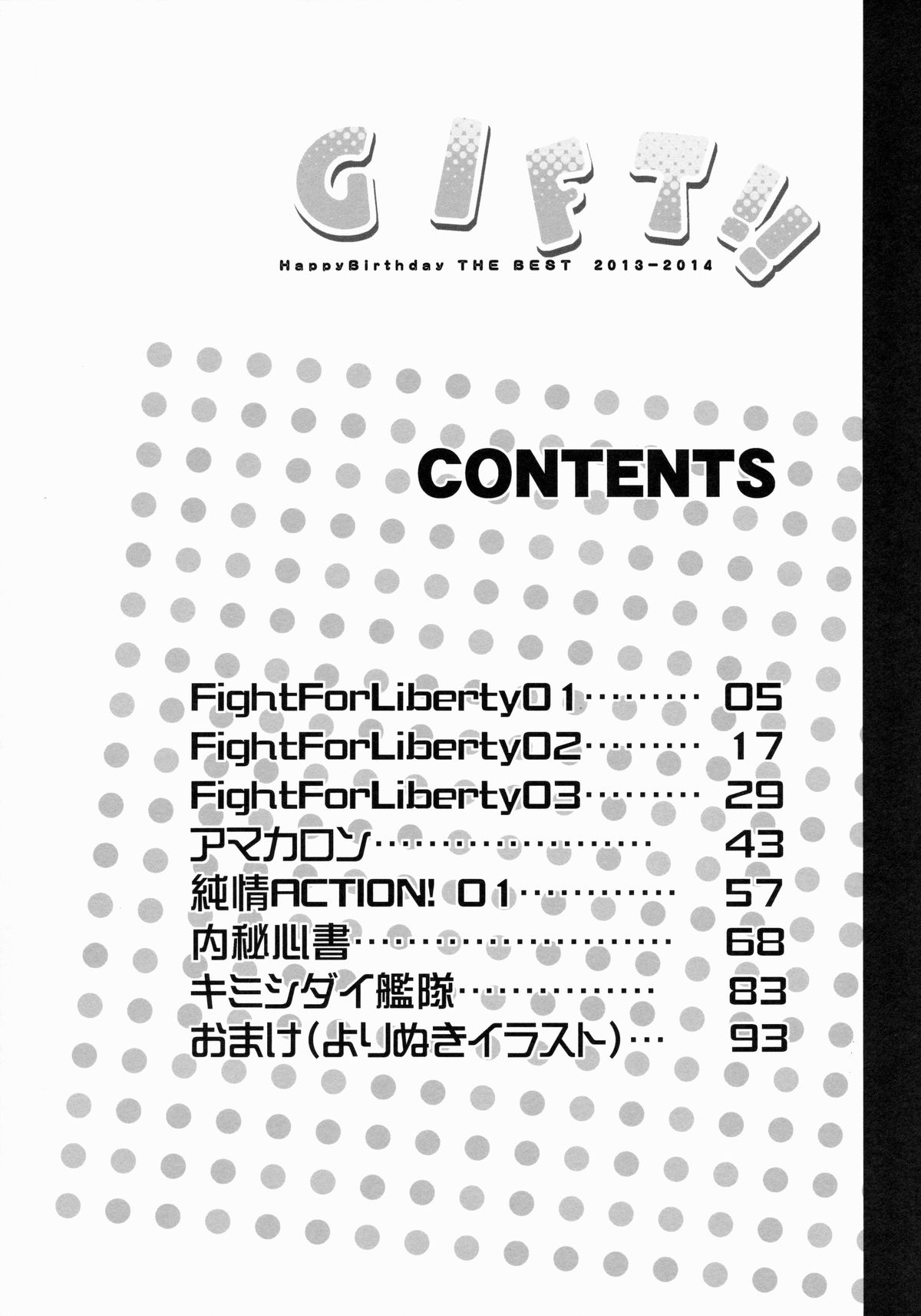 (COMIC1☆9) [HappyBirthday (丸ちゃん。)] GIFT!! (艦隊これくしょん -艦これ-)