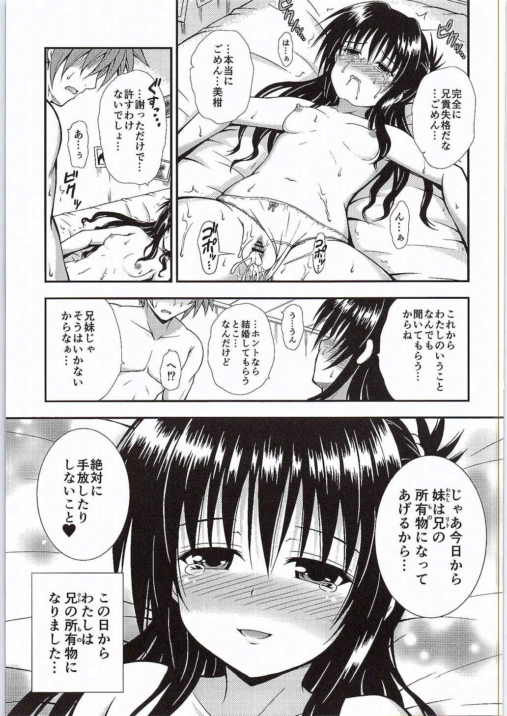 (C88) [踝会 (どわるこふ)] おにいちゃんといっしょ (ToLOVEる-とらぶる-)