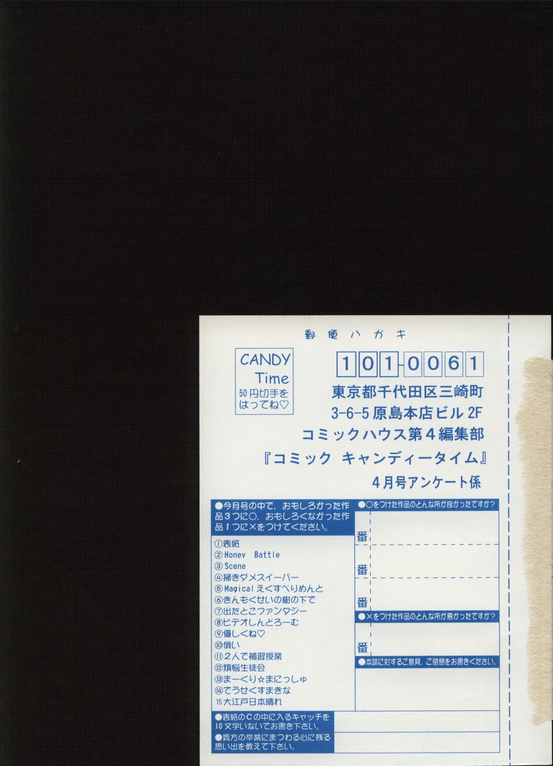 キャンディータイム 2002年4月号