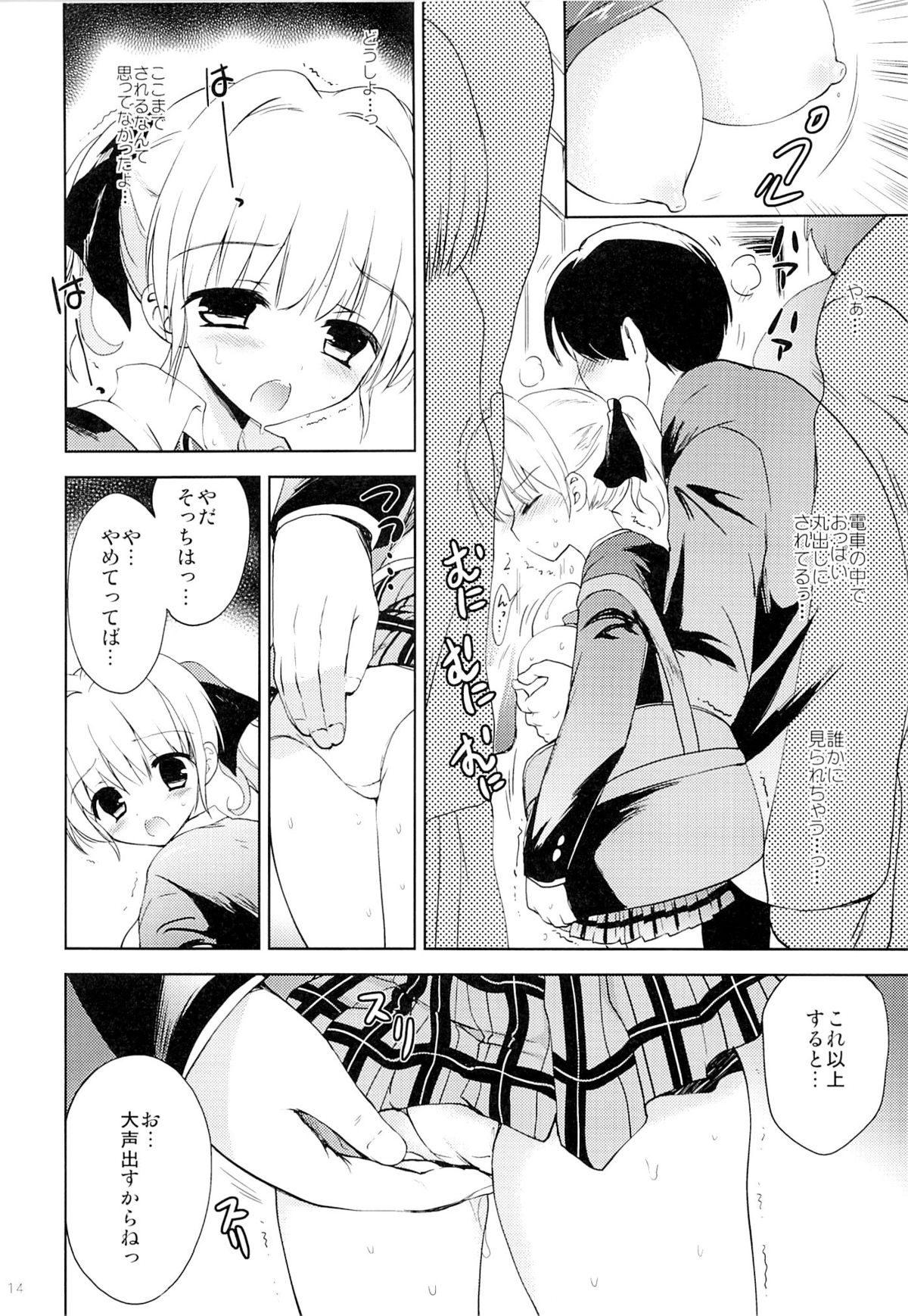 (とら祭り2015) [こりすや (こりす)] 満員電車でJK5分間触り放題