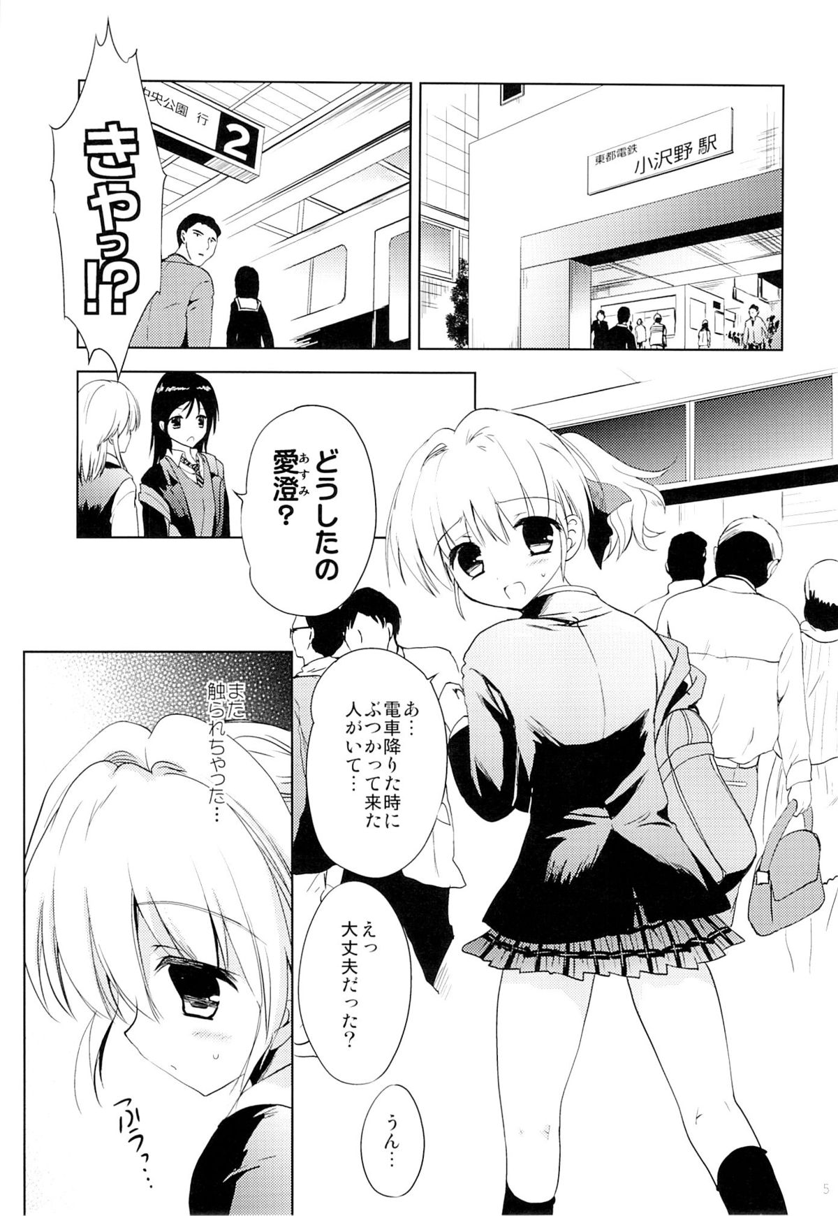 (とら祭り2015) [こりすや (こりす)] 満員電車でJK5分間触り放題