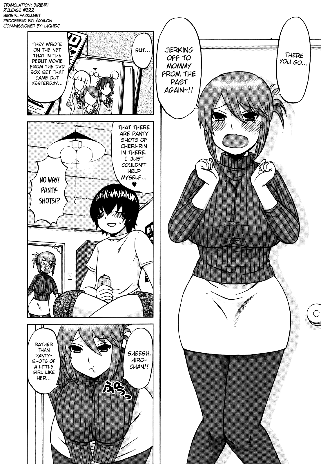 [中津川みのる] ママは元アイドル (純愛果実 2009年7月号) [英訳]