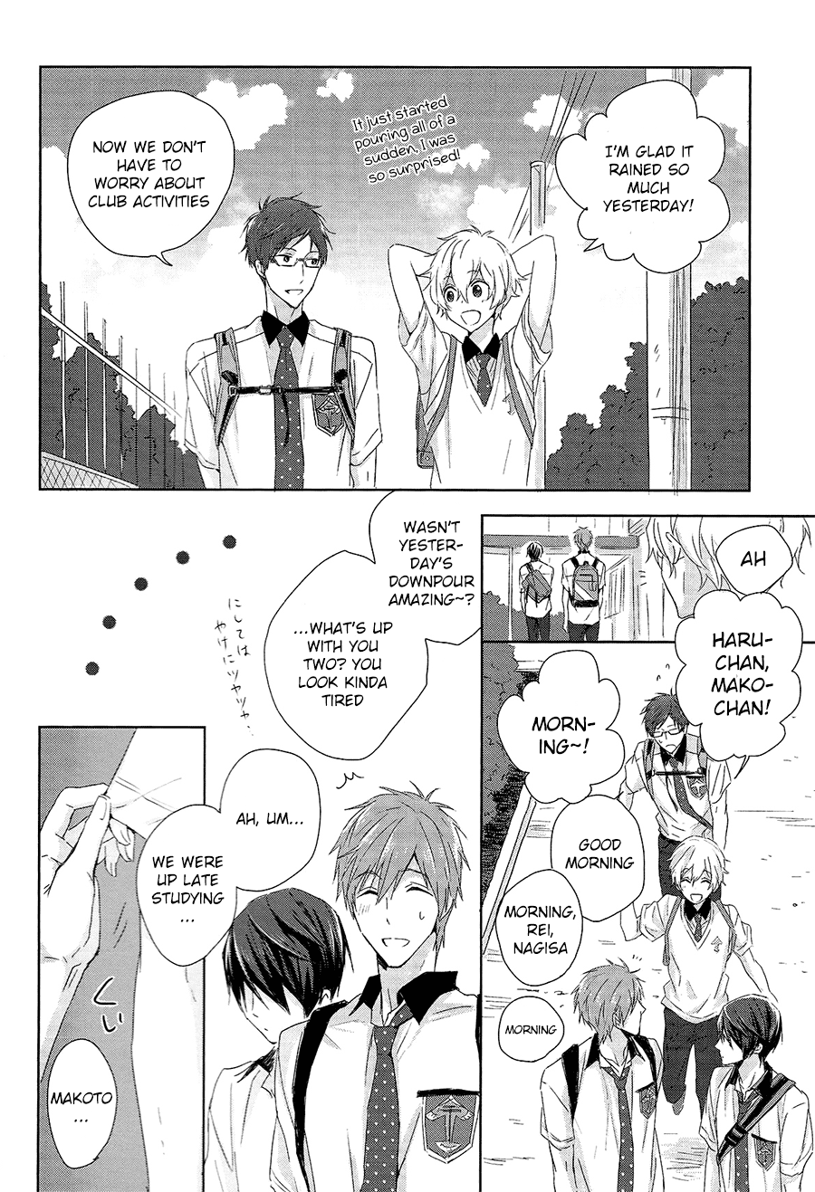 (恋愛エンドルフィン) [Sneeeze (くぶ)] ハルちゃんの○秘雨乞い大作戦!! (Free!) [英訳]