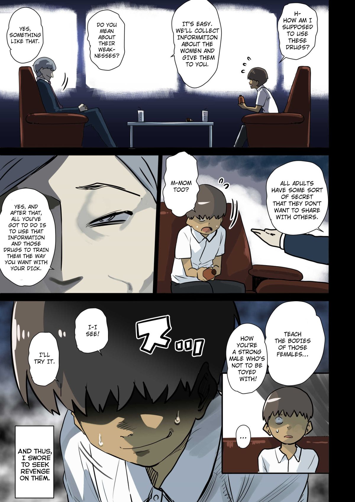 [華フック] 根暗少年の復讐ハーレム調教計画 [英訳] [進行中]