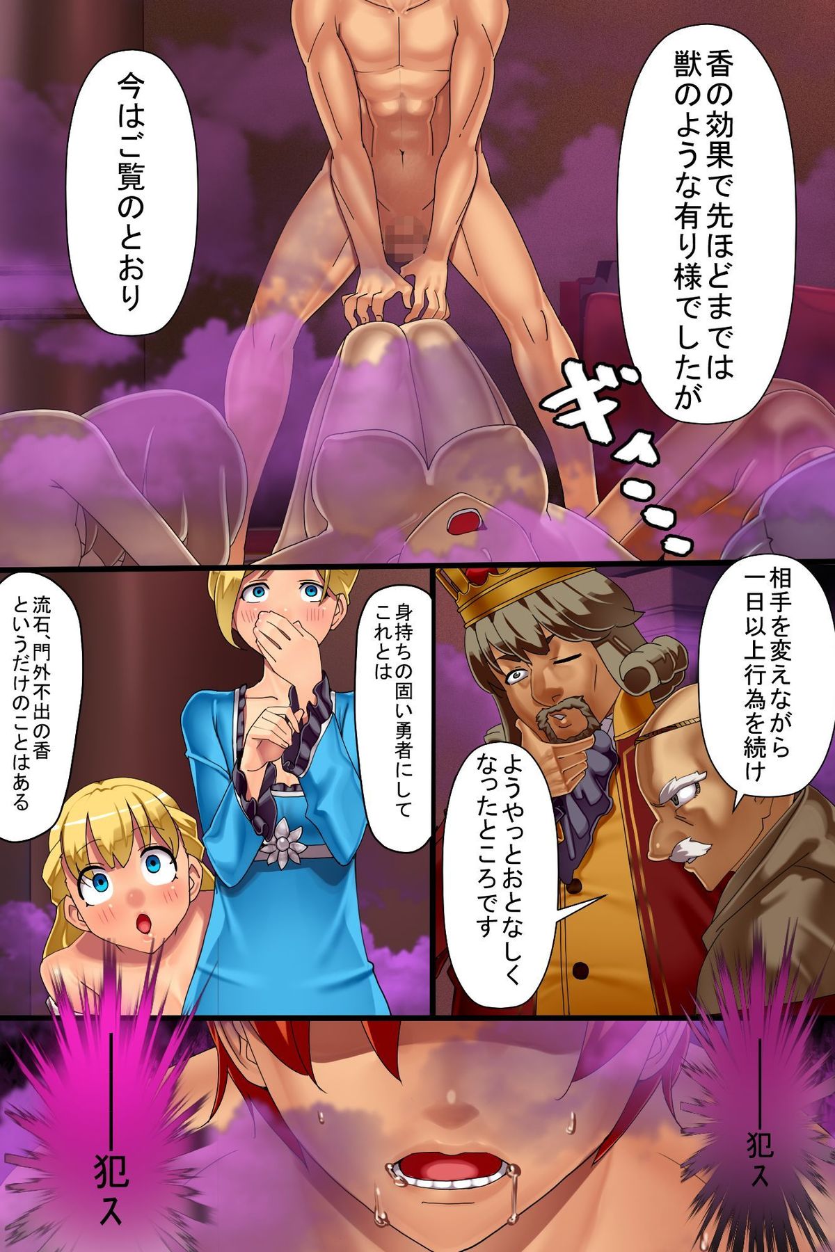 [rbooks] 媚薬で性獣と化した勇者様が町娘や王妃を襲ってドピュドピュされて種付けSEXしちゃう話 [DL版]