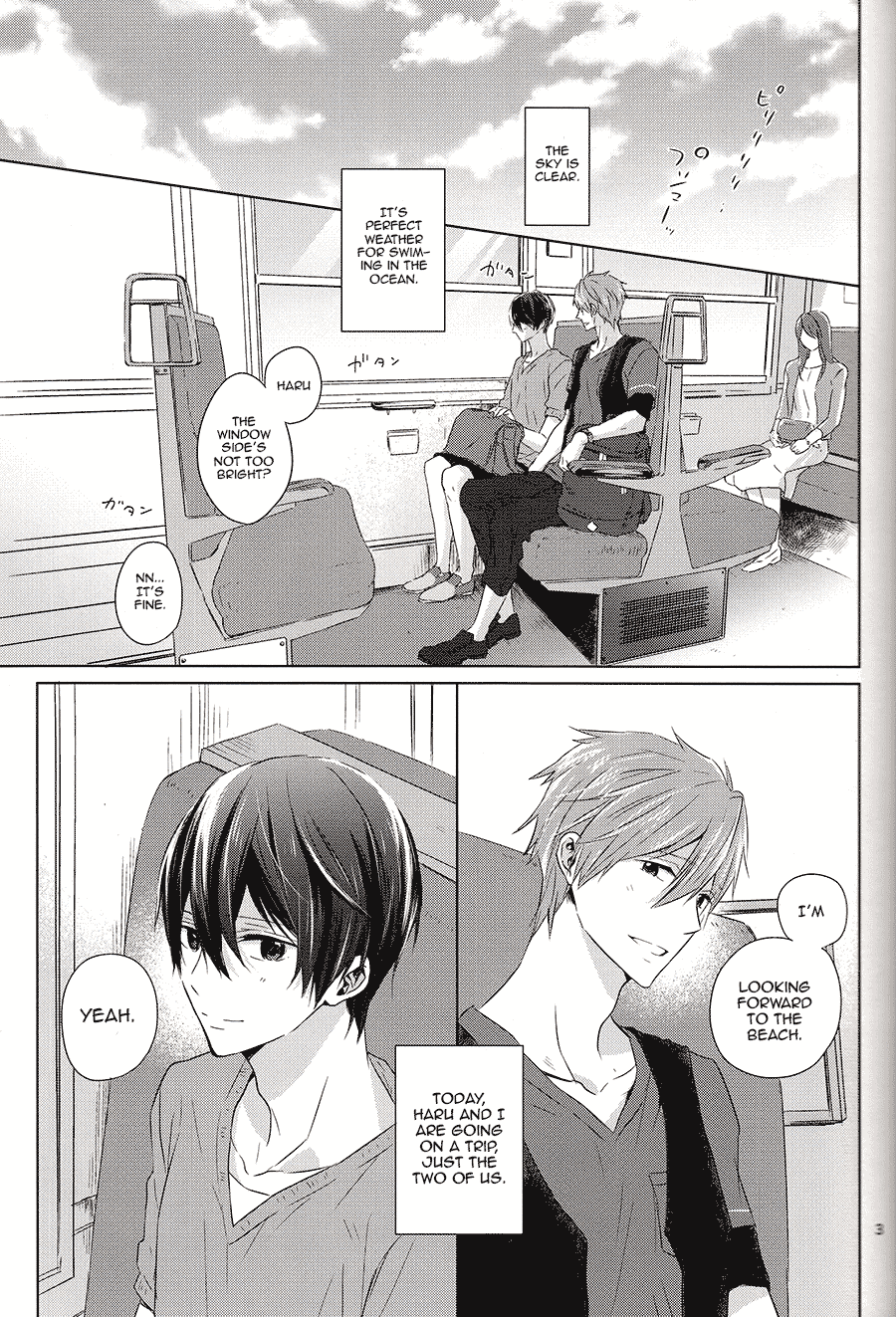 (恋愛サバイバル3) [Sneeeze (くぶ)] 末永くお幸せに! (Free!) [英訳]