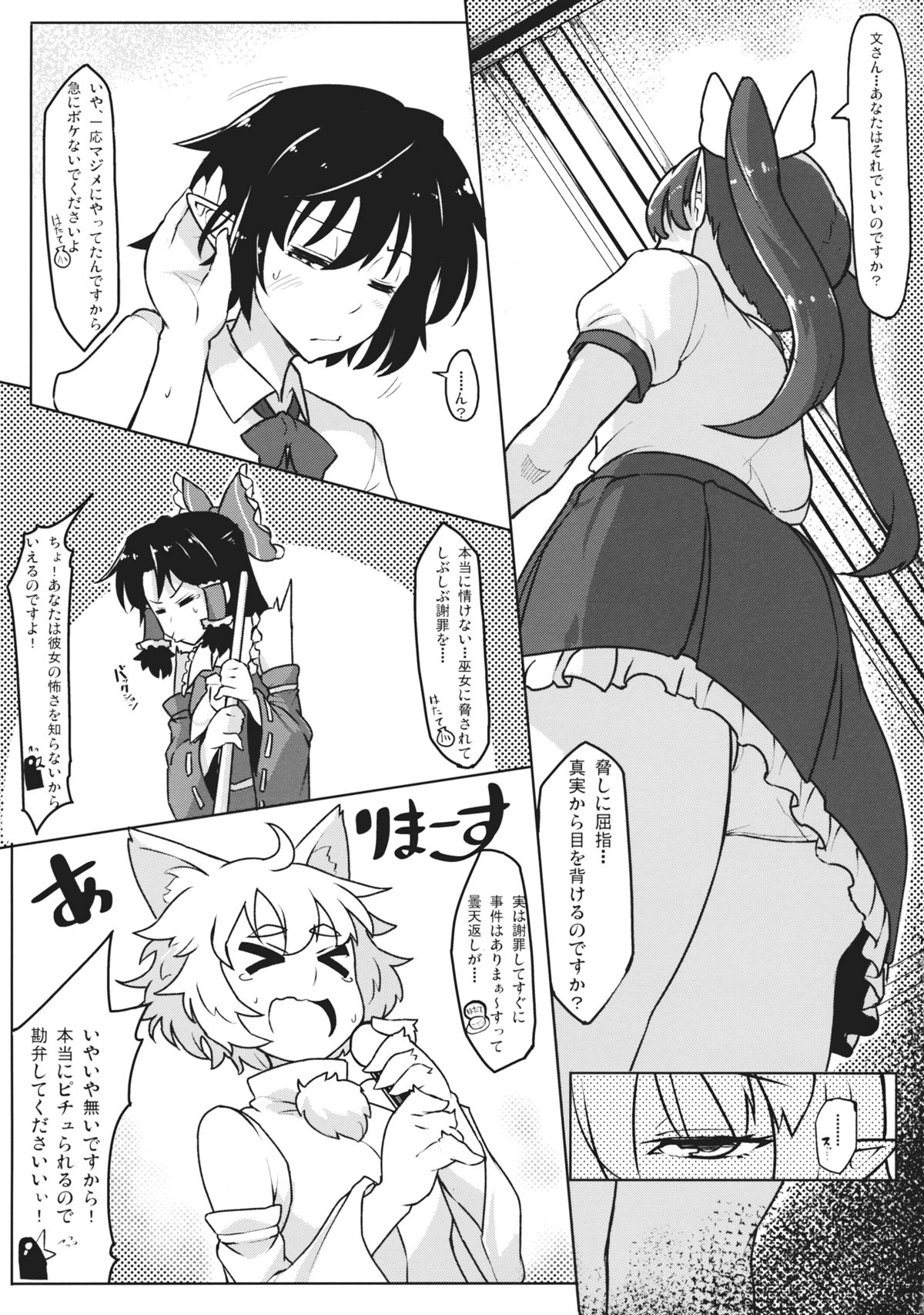 (例大祭12) [たけ家 (竹虎スズメ)] 文々O新聞大謝罪感謝祭 (東方Project)