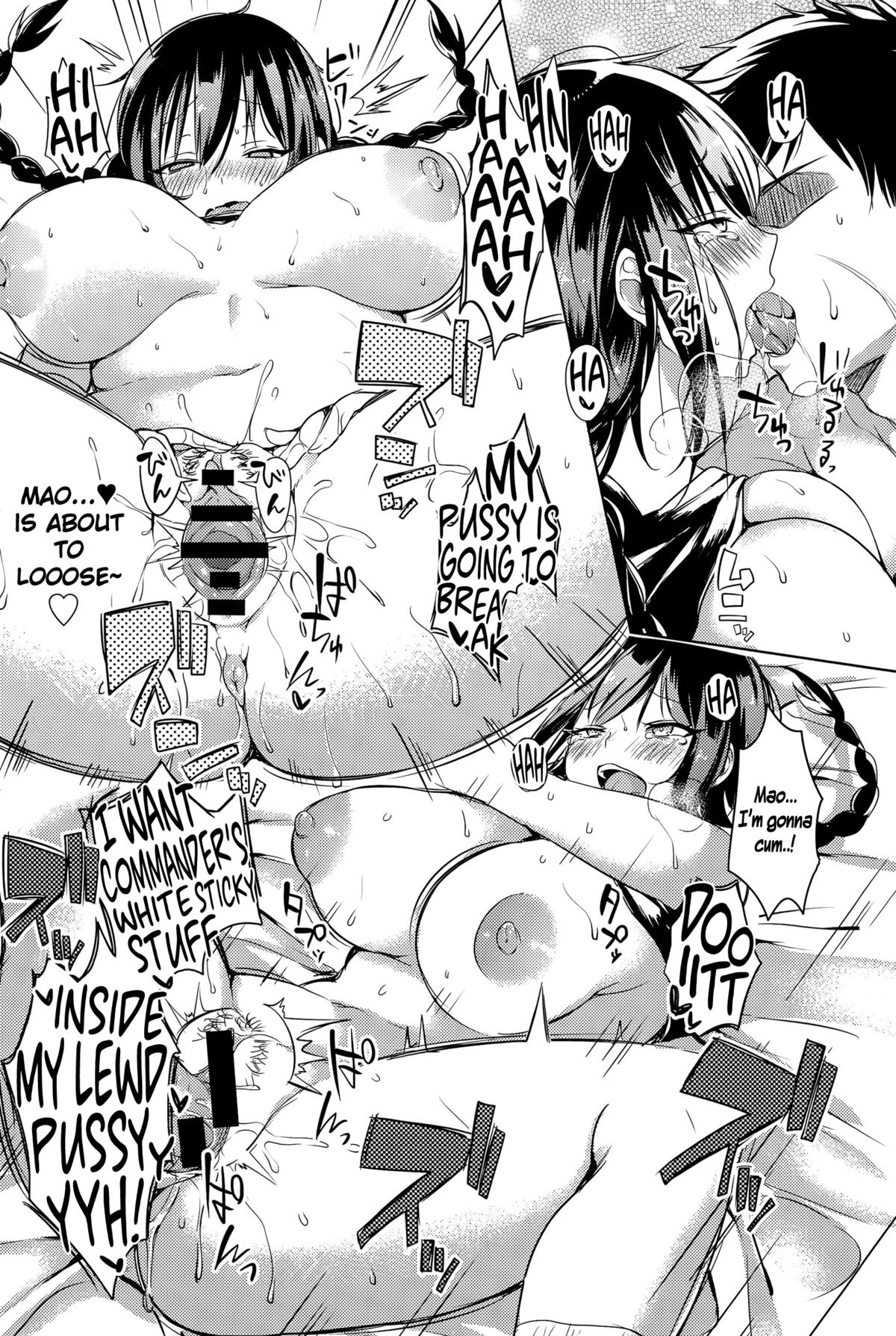 [こち] マオ，がんばりますっ!! (COMIC アンスリウム 024 2015年4月号) [英訳]