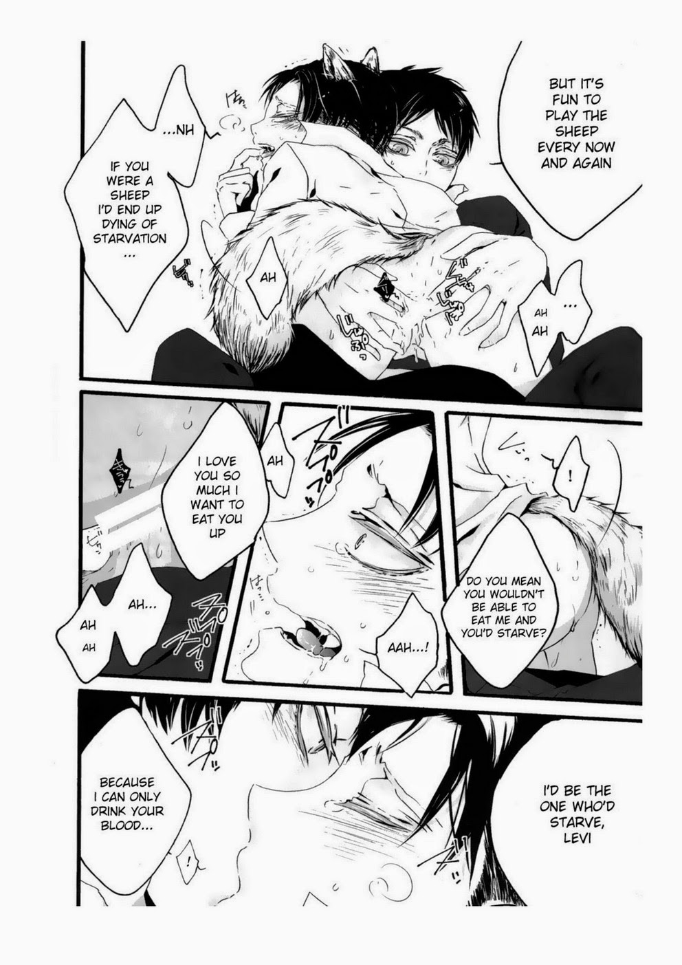 [KSK。] /ハルチカ] Love Me to the Bone！ （進撃の巨人）[英語]
