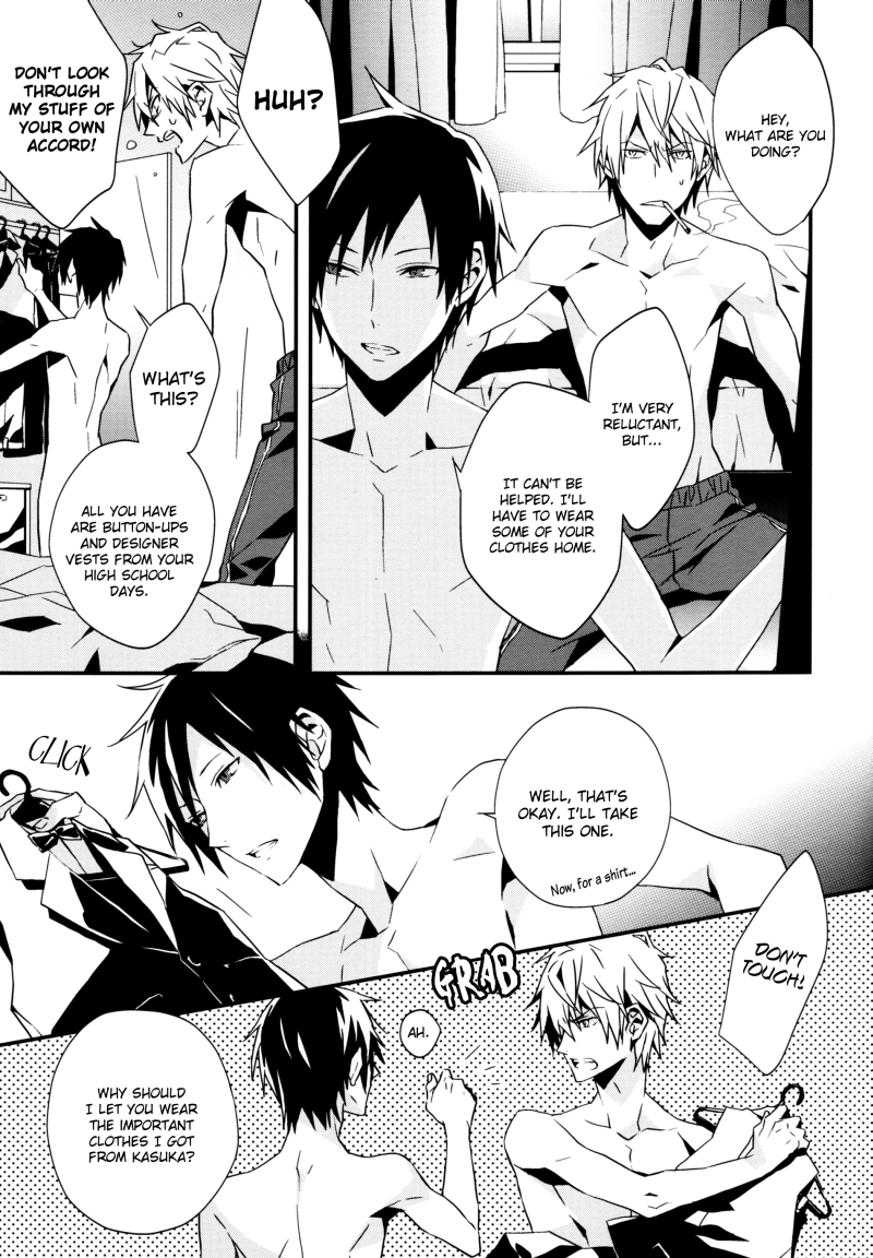 (池袋クロスロード×2) [inumog (フジノまるも)] センスレス・コンフリクト (デュラララ!!) [英訳]