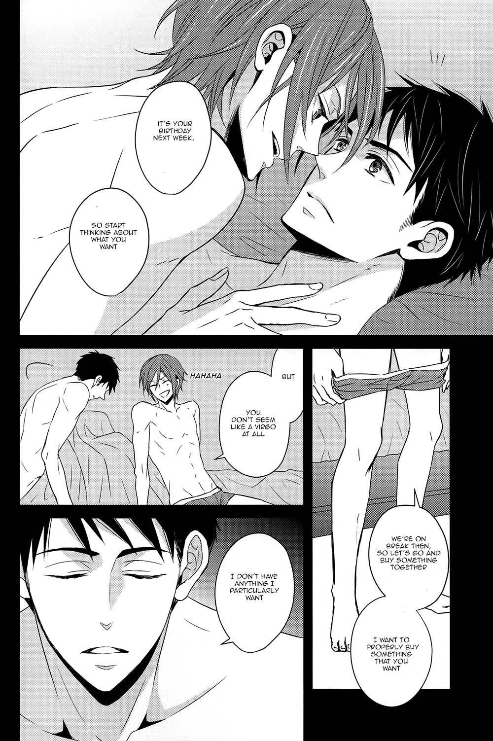 (恋愛ジョーズ3) [Lionni (サアヤ)] なんでもない日じゃない日 (Free!) [英訳]