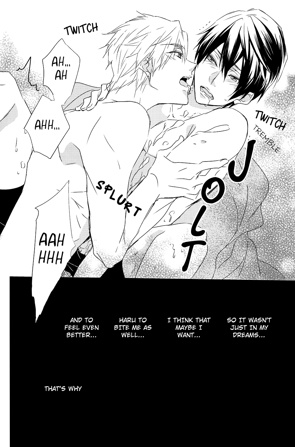 (C85) [限定蜜柑 (もざ)] カミツキ系症候群 (Free!) [英訳]