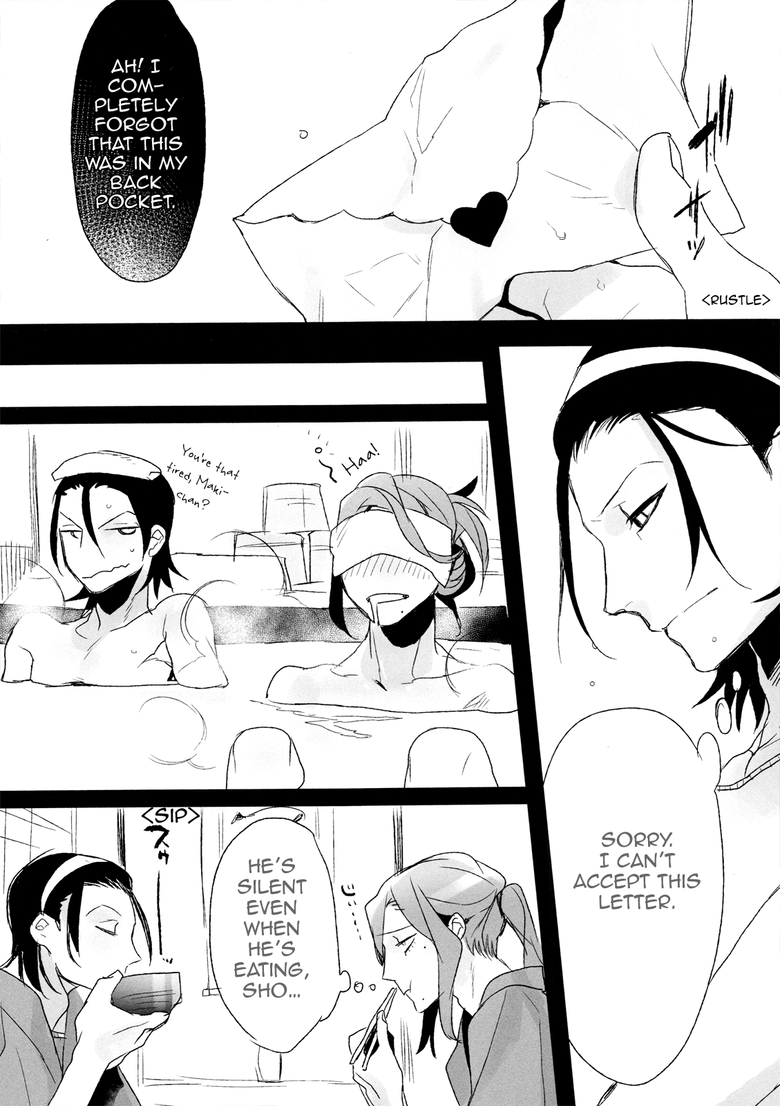 (坂道クライム!6) [恋の断面図 (色糸)] ラブレターはいらない (弱虫ペダル) [英訳]