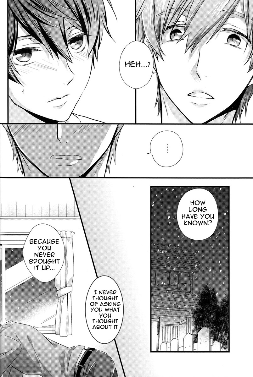 (C87) [救急箱 (バンドエイド)] いつもと違う夜 (Free!) [英訳]