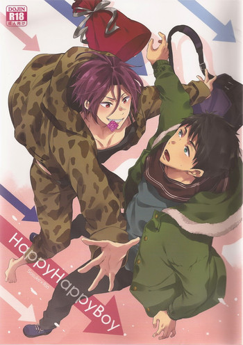 (恋愛ジョーズ4) [あめりかん☆ろっく (コタロー)] HappyHappyBoy (Free!) [英訳]
