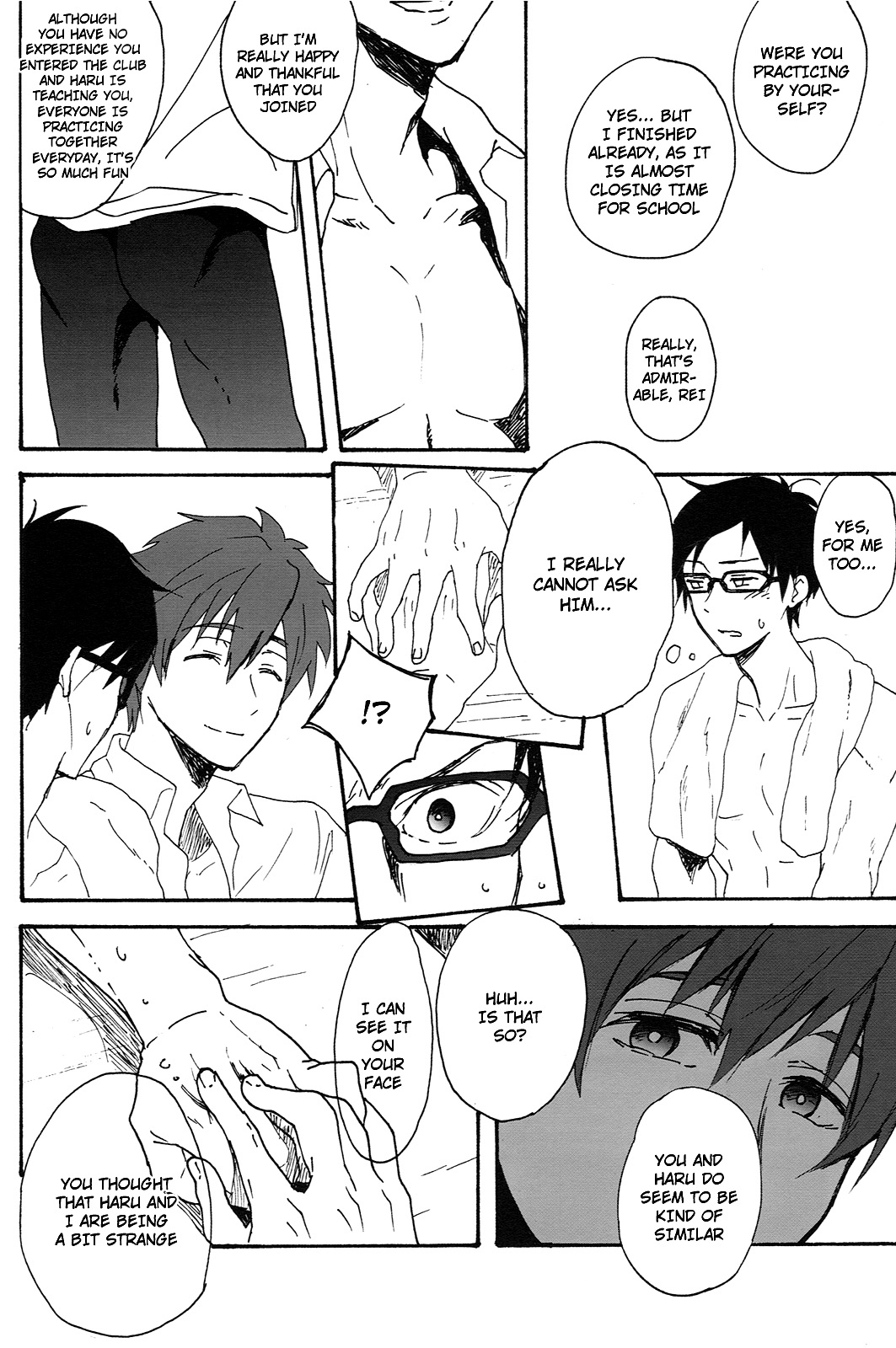 (GOOD COMIC CITY 20) [アネモネ (momoco)] やさしいせんぱい (Free!) [英訳]