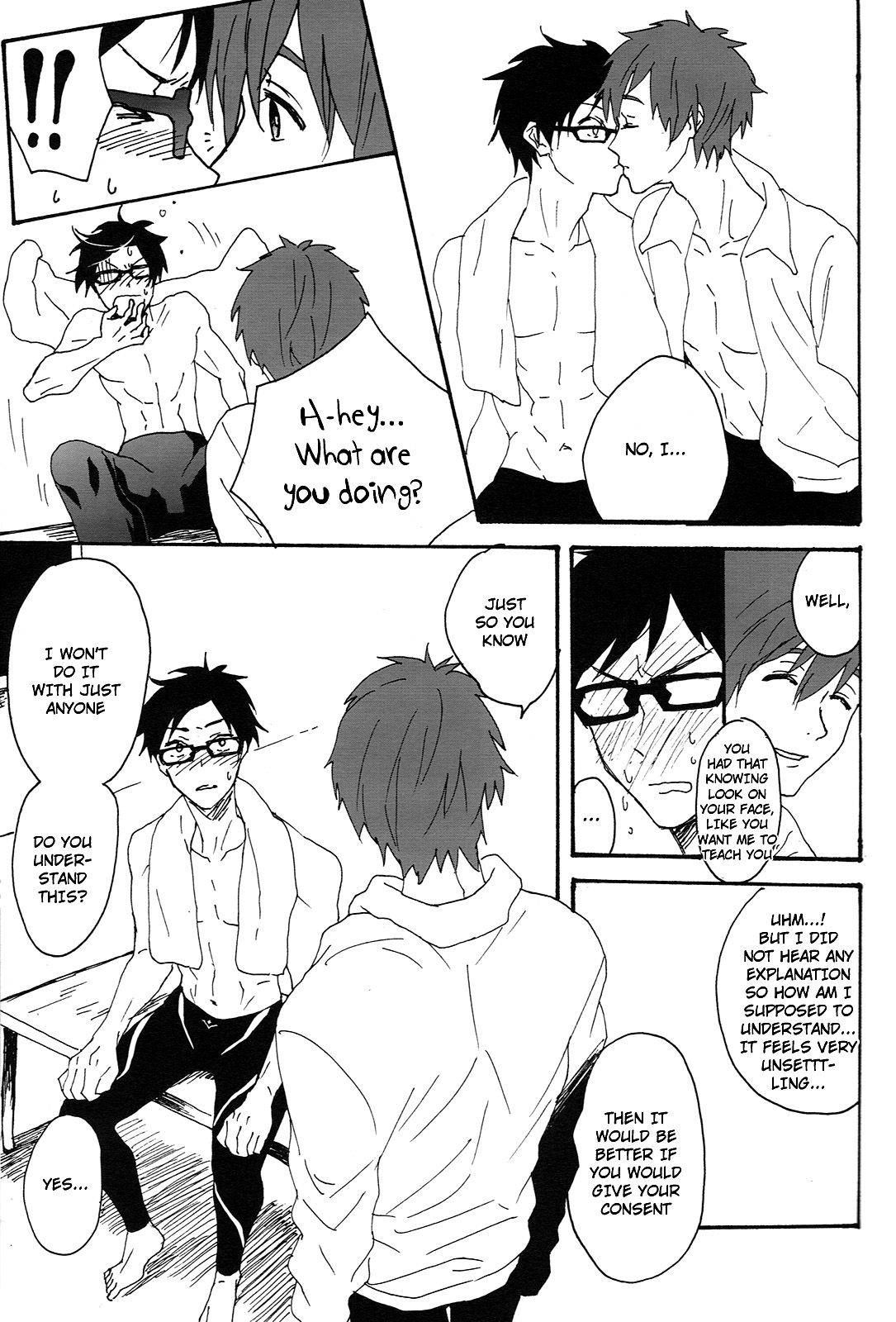 (GOOD COMIC CITY 20) [アネモネ (momoco)] やさしいせんぱい (Free!) [英訳]