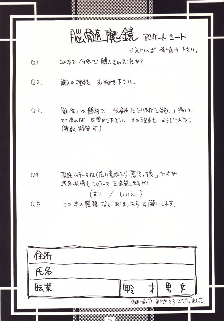 (C61) [脳髄魔術 (よろず)] 脳髄魔鏡