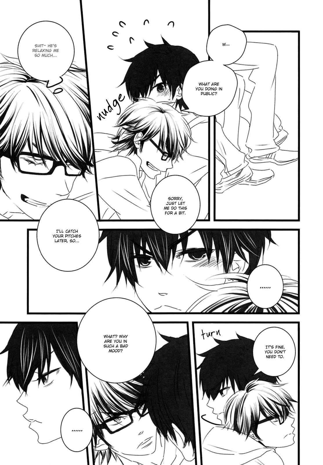 (HARUCC19) [荊道男組 (myu、夏樹)] キャプテンのお仕事 (ダイヤのA) [英訳]