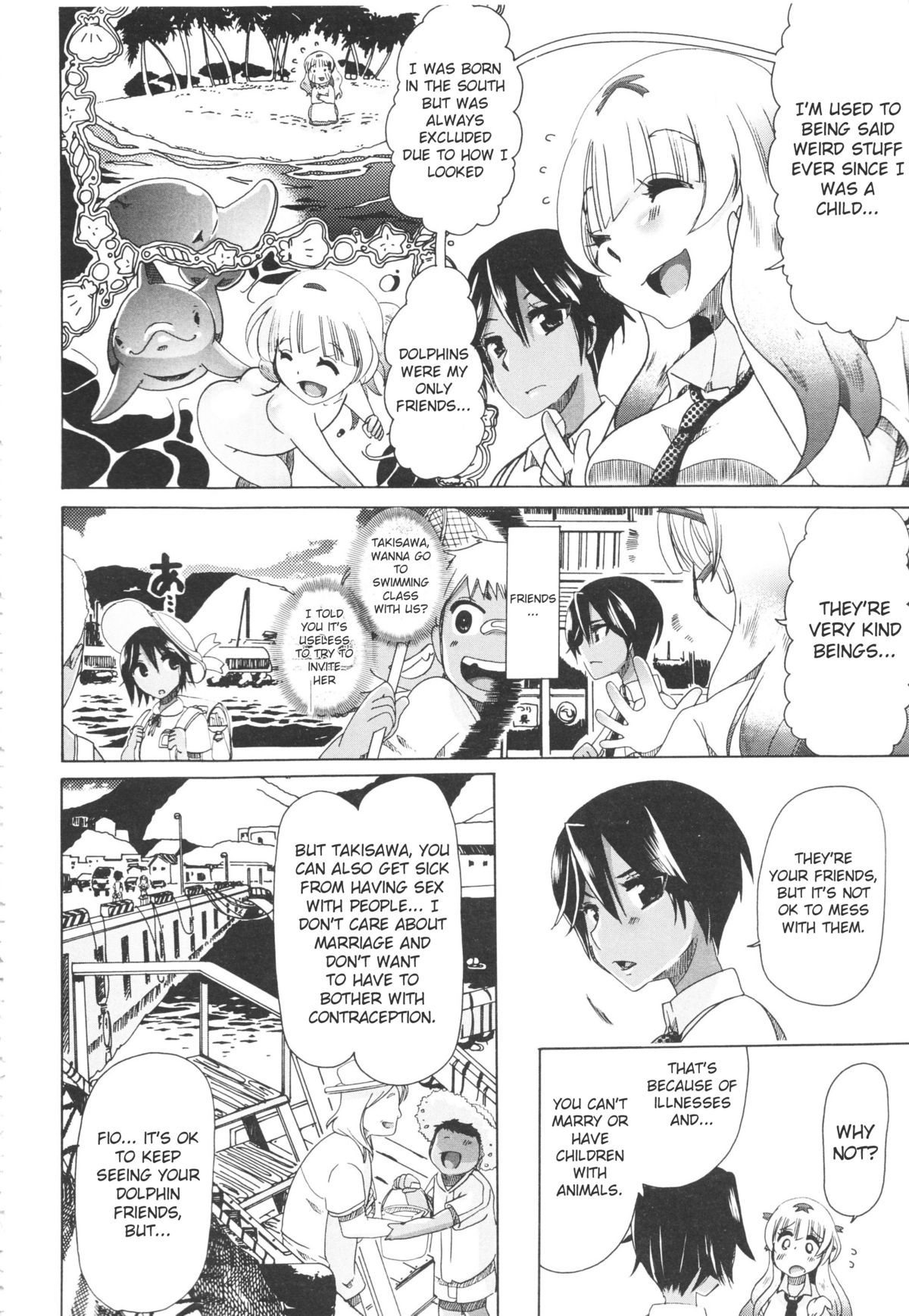 [チキコ] 獣姦★彼の射精は4メーター！ (獣姦彼女カタログ) [英訳]