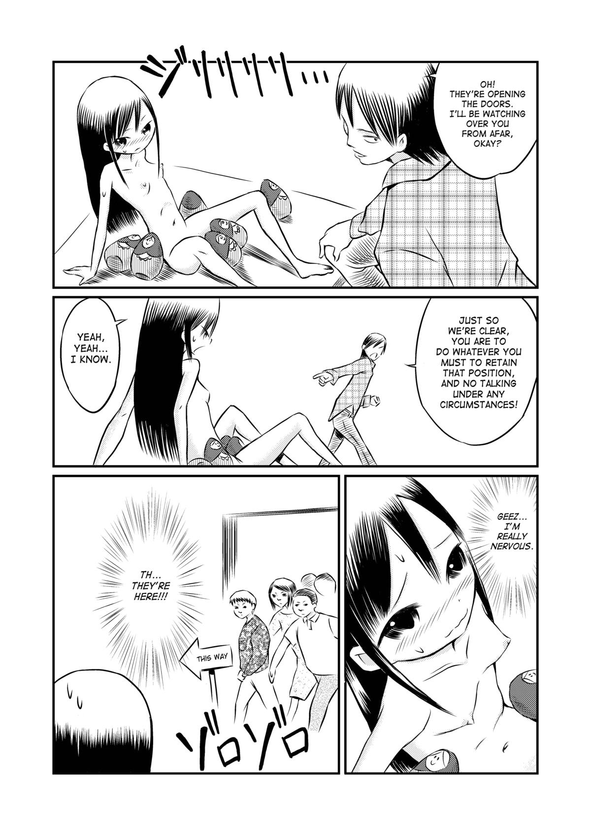 [てんぷら工房] 私のヌードモデル体験! [英訳]