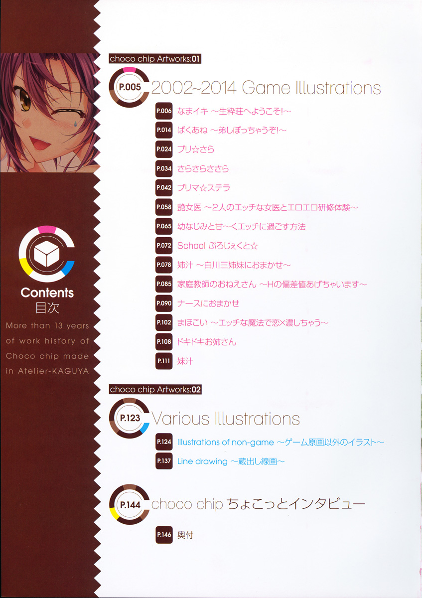 [choco chip] choco chip アートワークス chocolate cube +とらのあな特典 特製クリアファイル