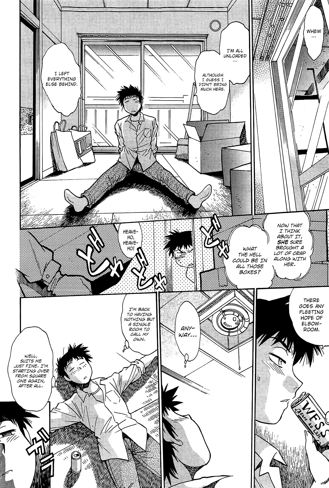 [真鍋譲治] 彼女で満室 1 第1-8話 [英訳]